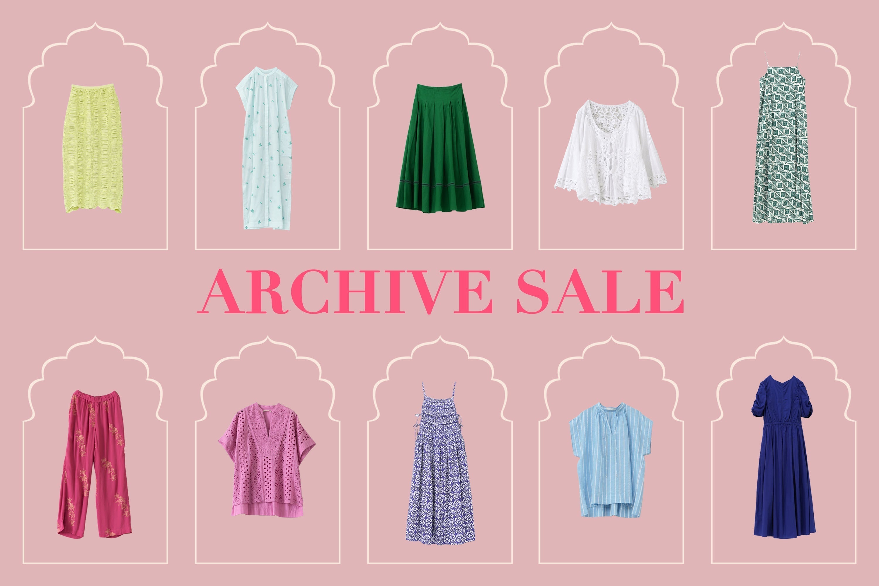 4/24〜|オンラインストア限定 ARCHIVE SALE 開催