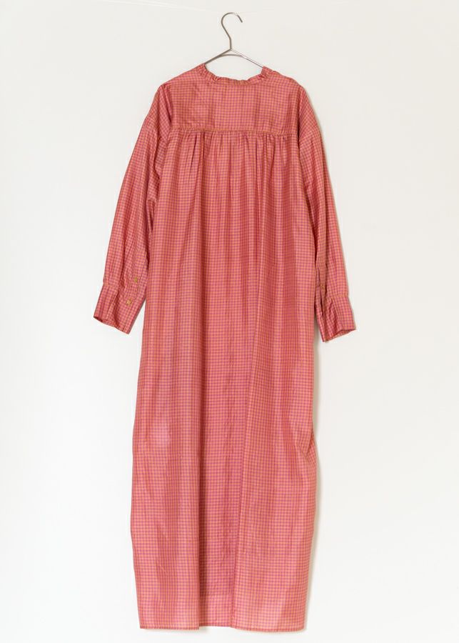 Silk Ginghamcheck Kurta Dress