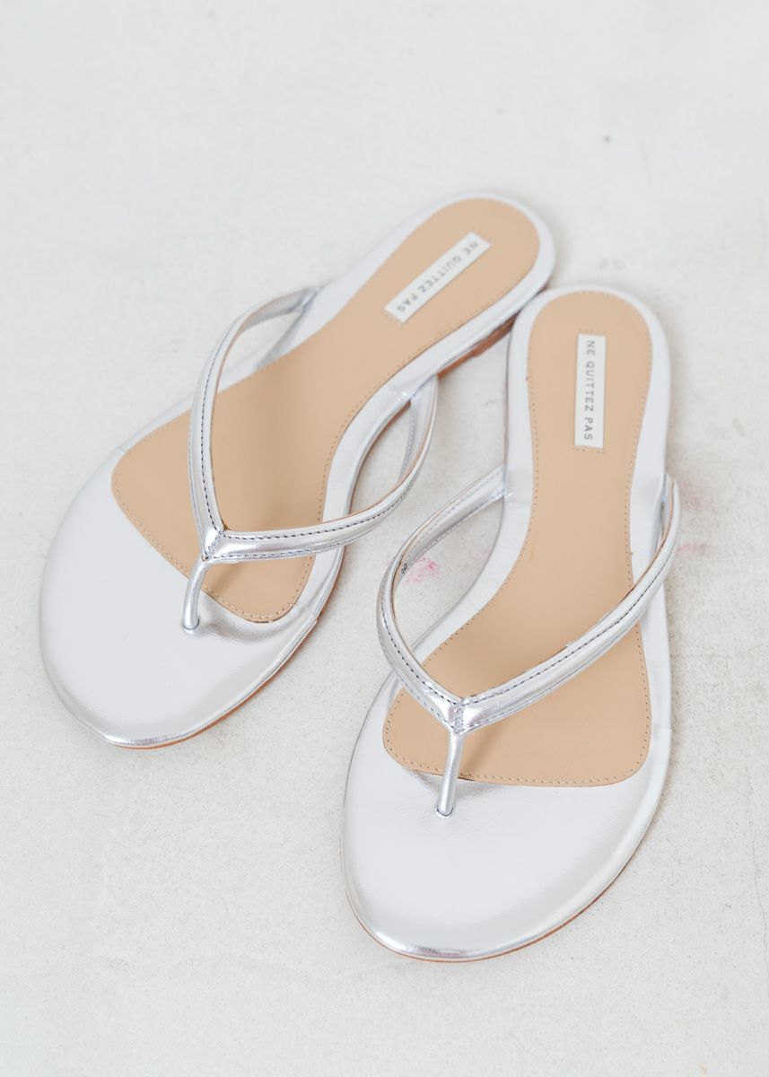Mirror Leather Sandal