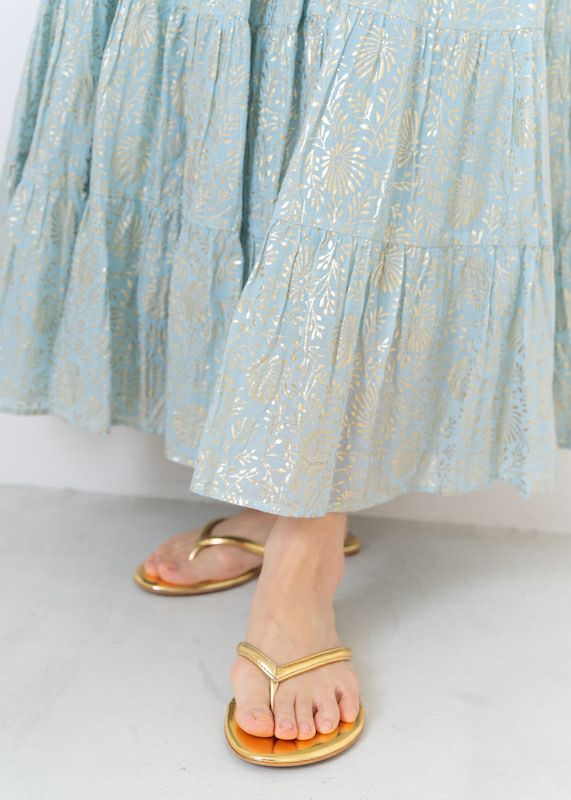 Mirror Leather Sandal