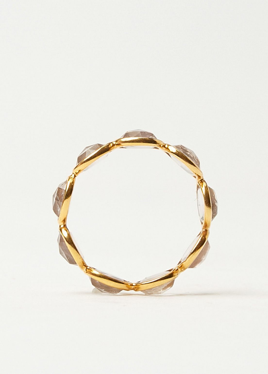 Rose Quartz Slice Stone Eternity