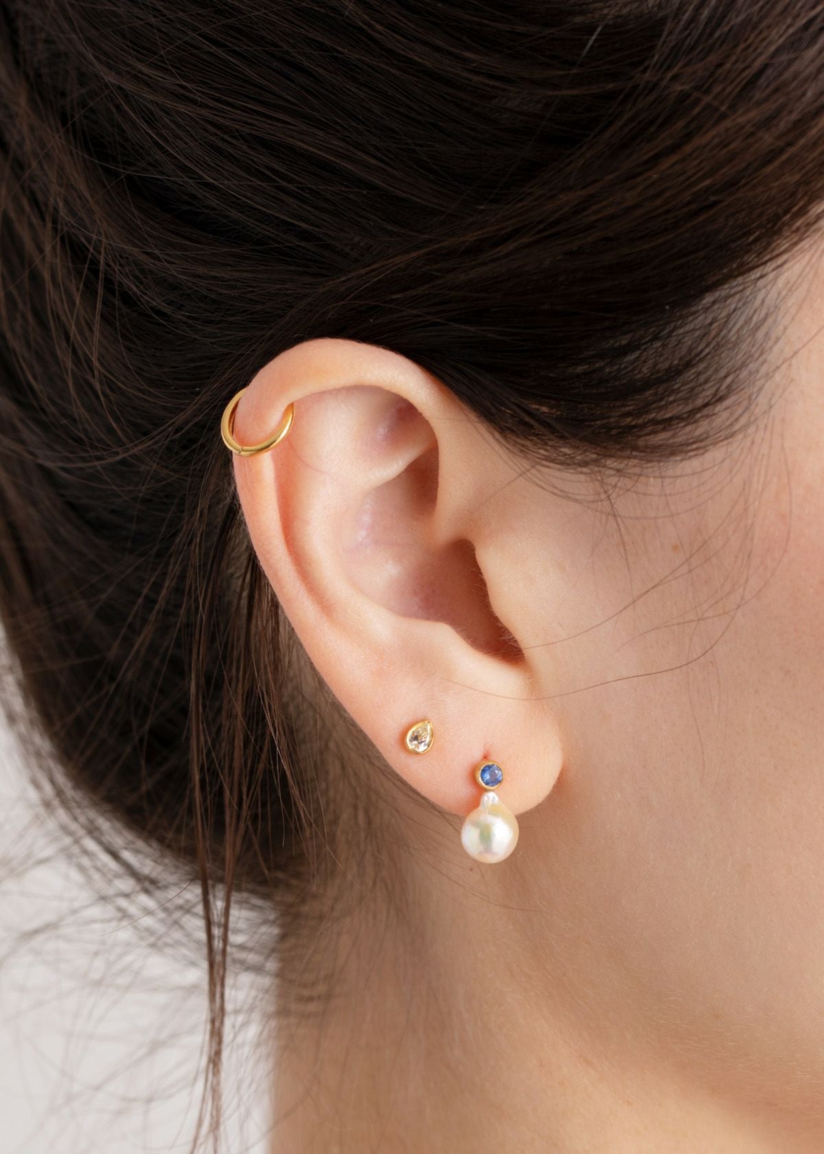 Diamond Teardrop Pierce