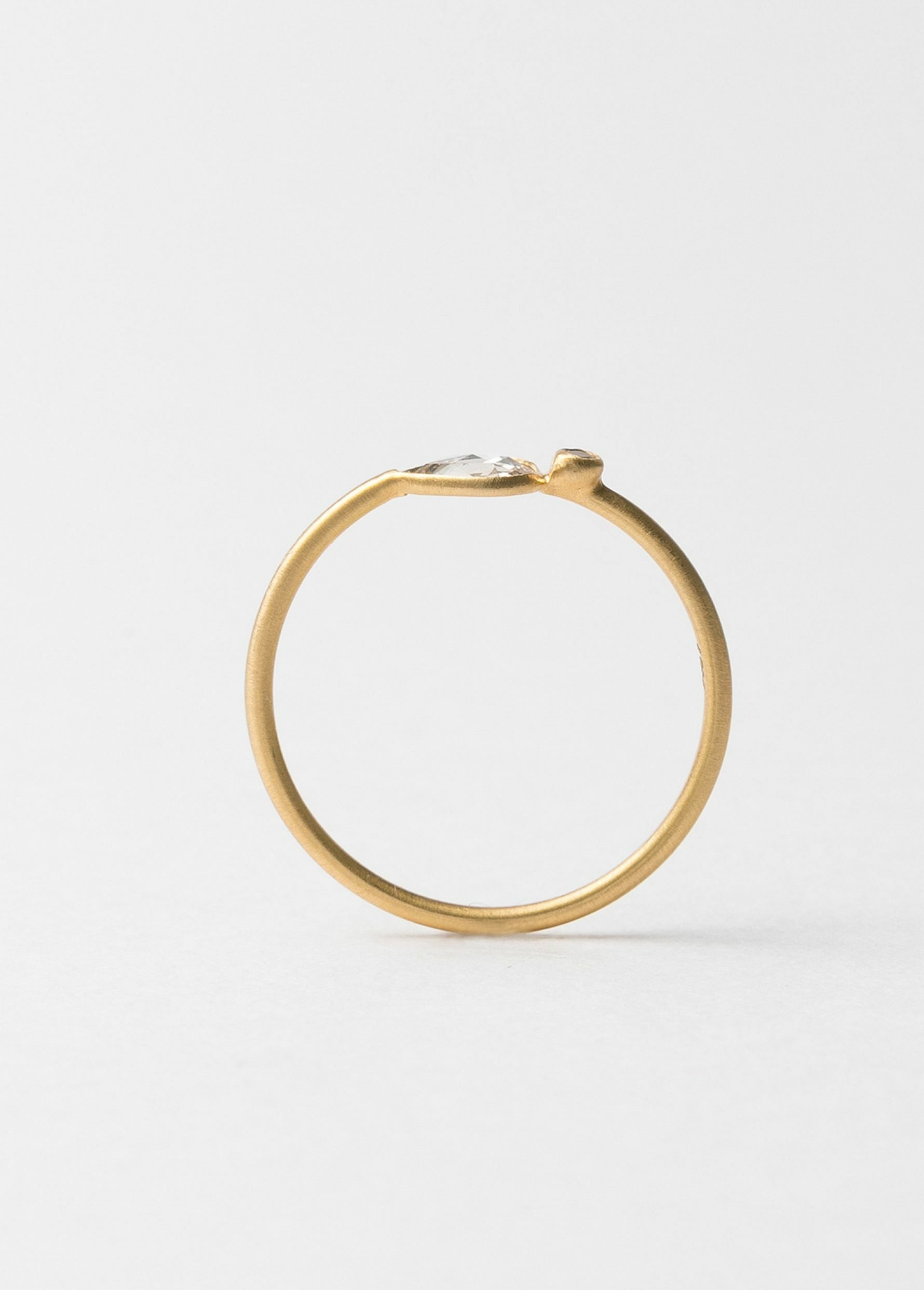 Diamond Teardrop Ring