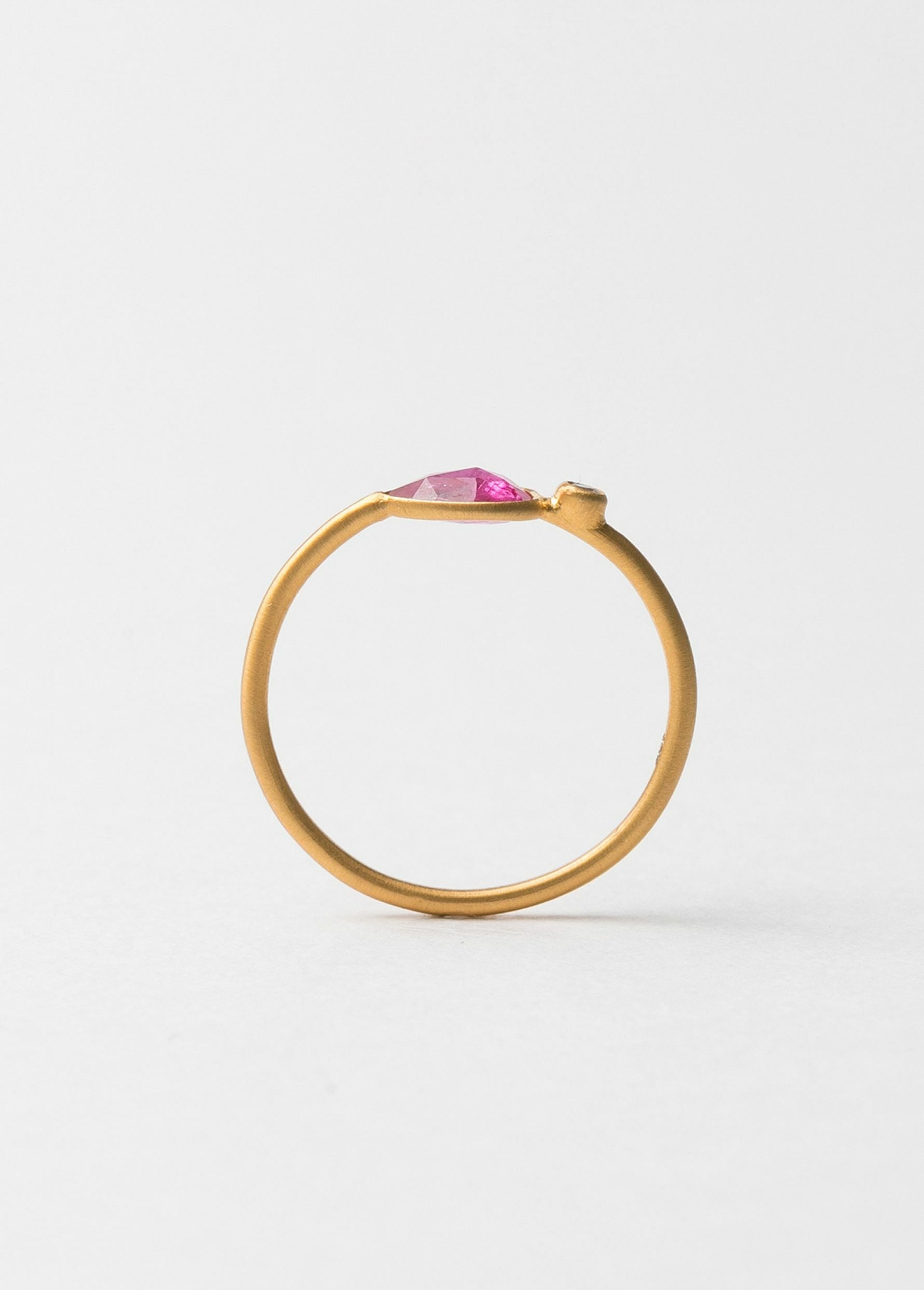 Ruby Teardrop Ring