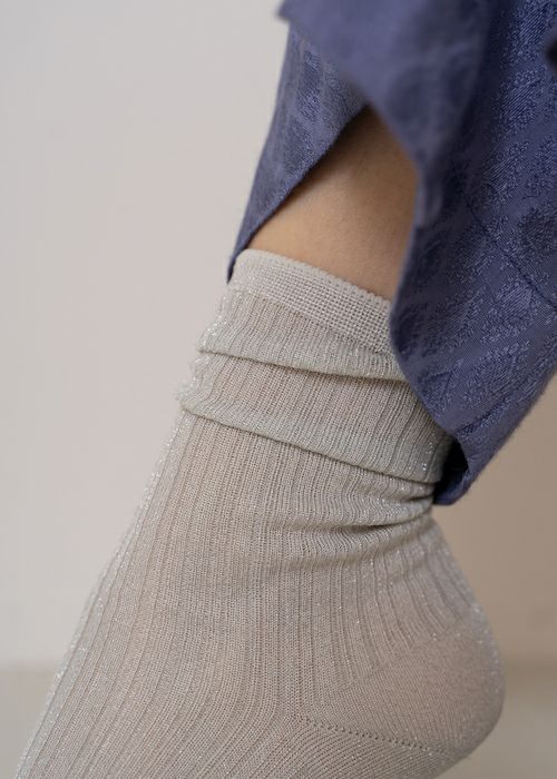 2 sets of Sheere Glitter Socks