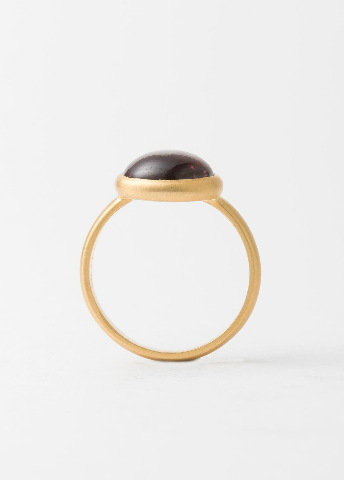 Watermelon Tourmaline Cabochon Ring