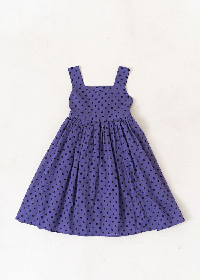 Kids Dress From Side Parts Fabric