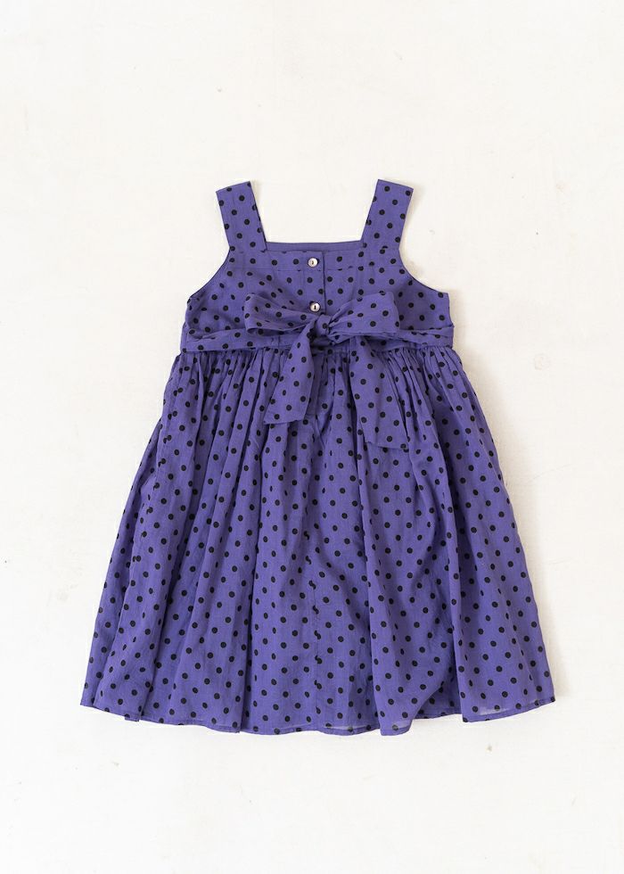 Kids Dress From Side Parts Fabric