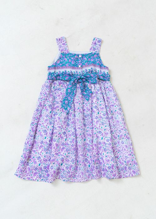 Kids Dress From Side Parts Fabric