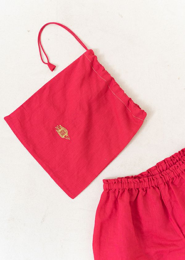 Kids Pumpkin Pants With Pouch