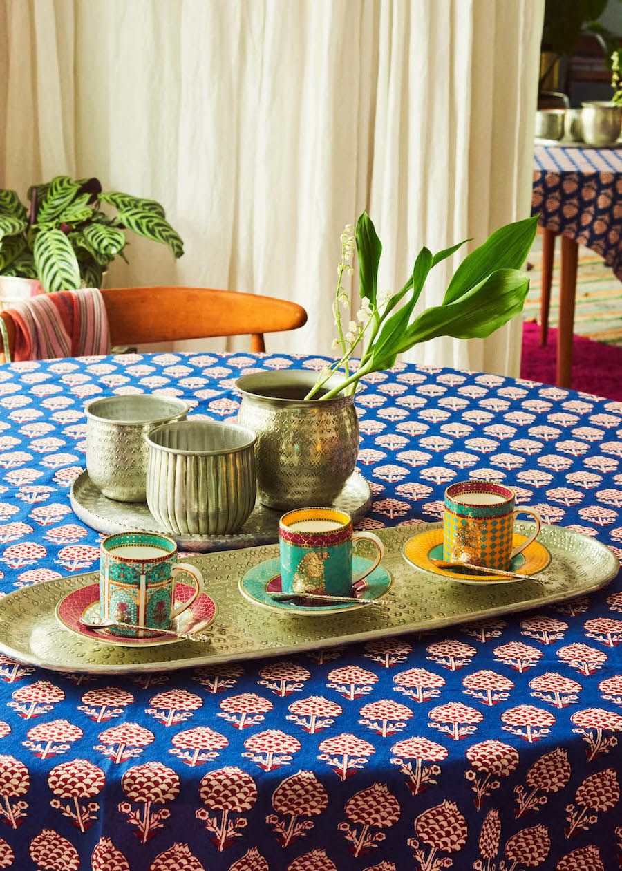 Aluminium Vase Star Hammered