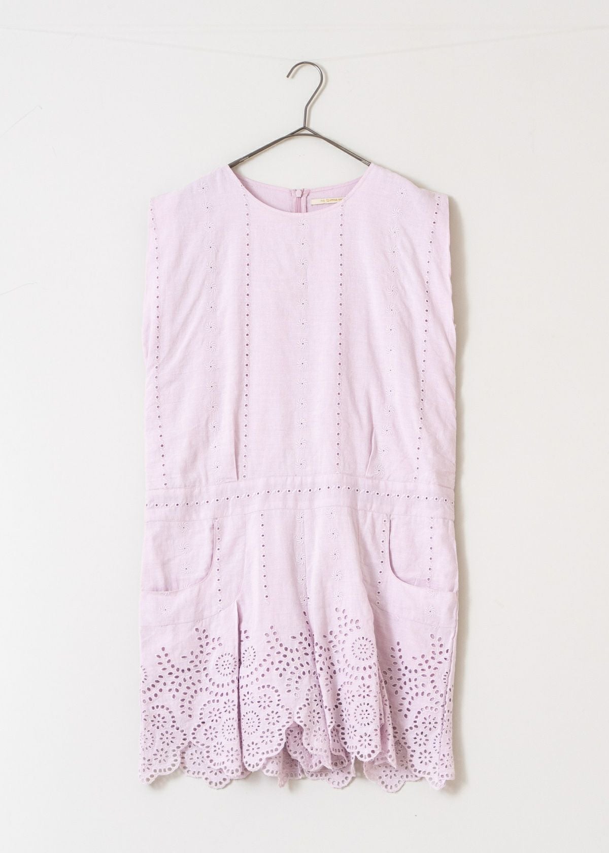 Cotton Linen Hemla Collor Jumpsuit