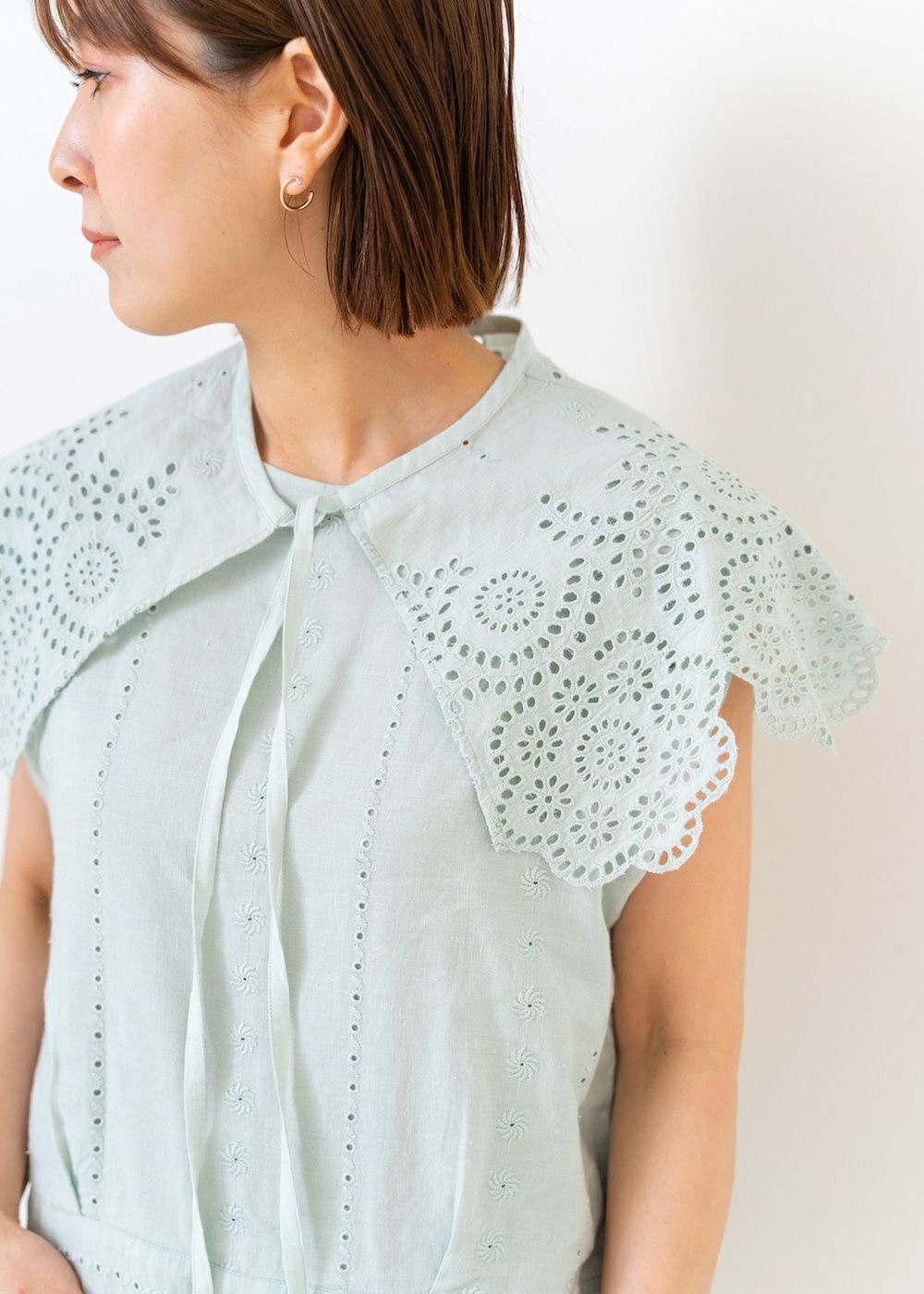 Cotton Linen Hemla Collor Jumpsuit