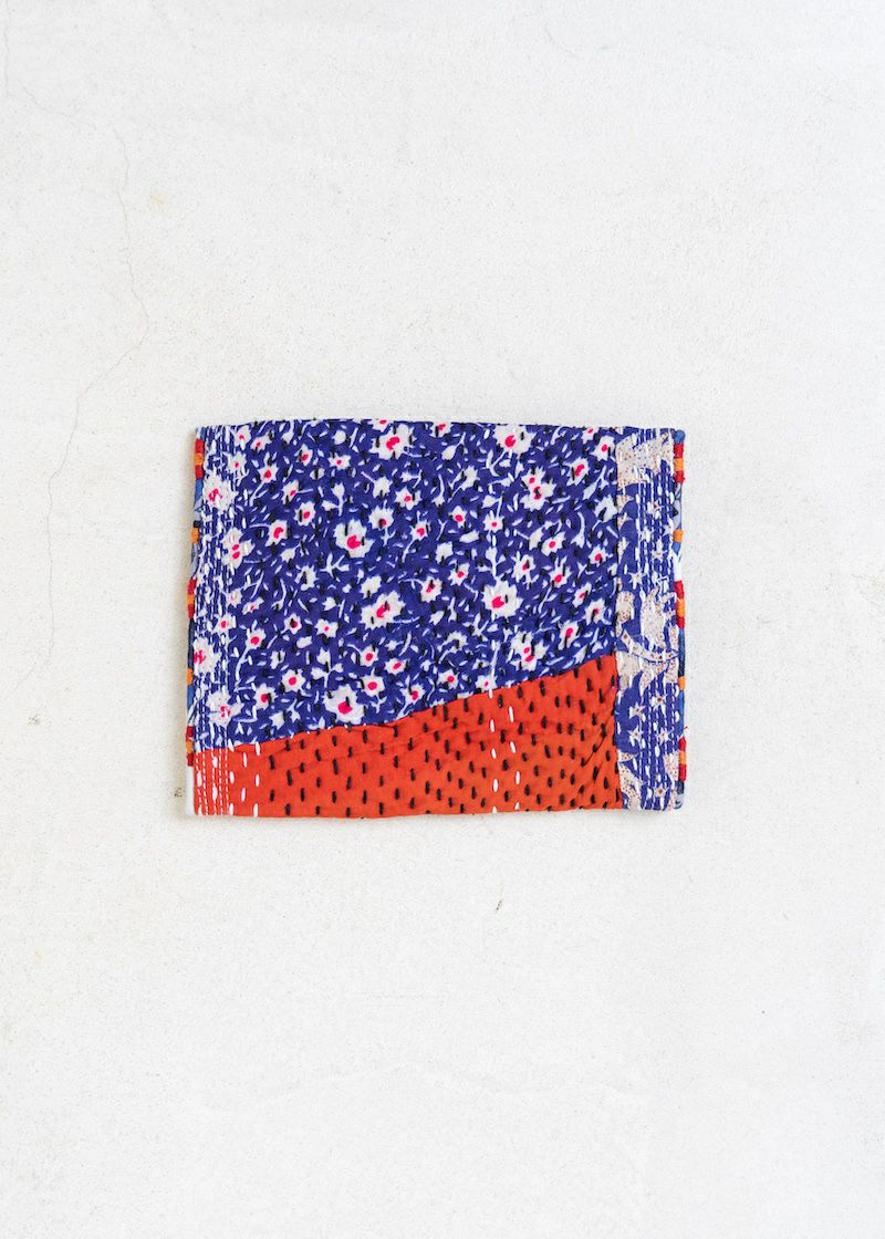 Kantha Pouch