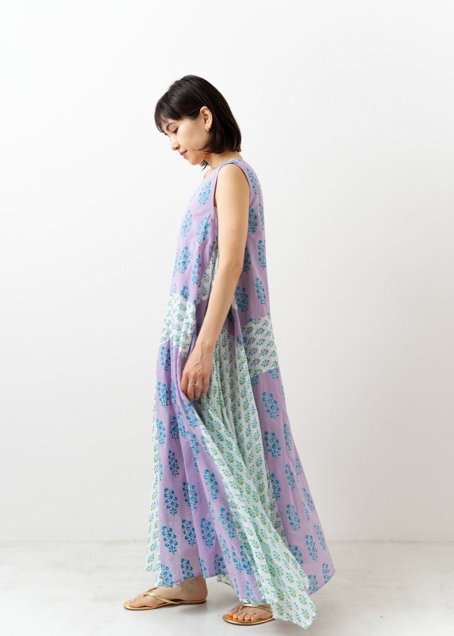 Combination Ethnic Print Nsv Dress