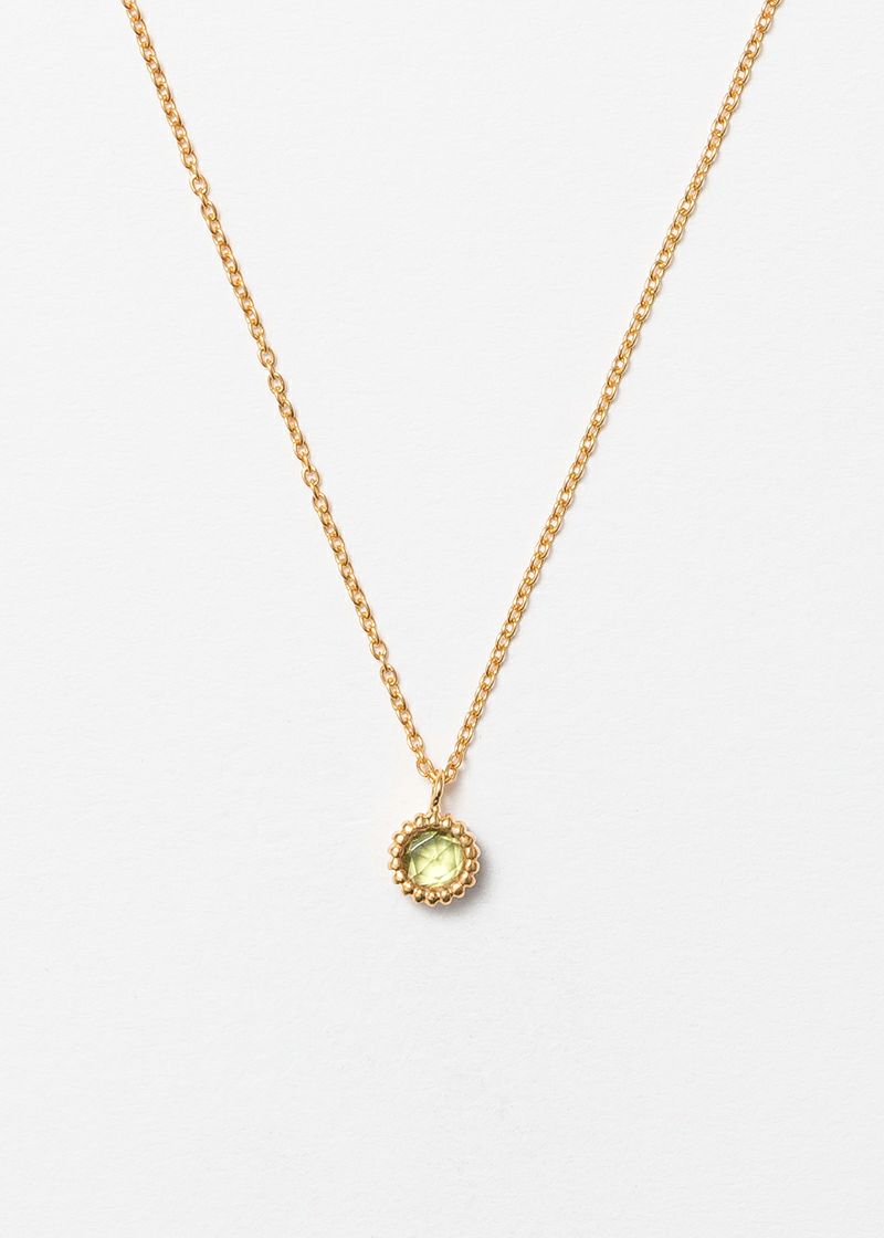 Peridot Daisy Necklace | Pasand by ne Quittez pas | パサンドバイ 