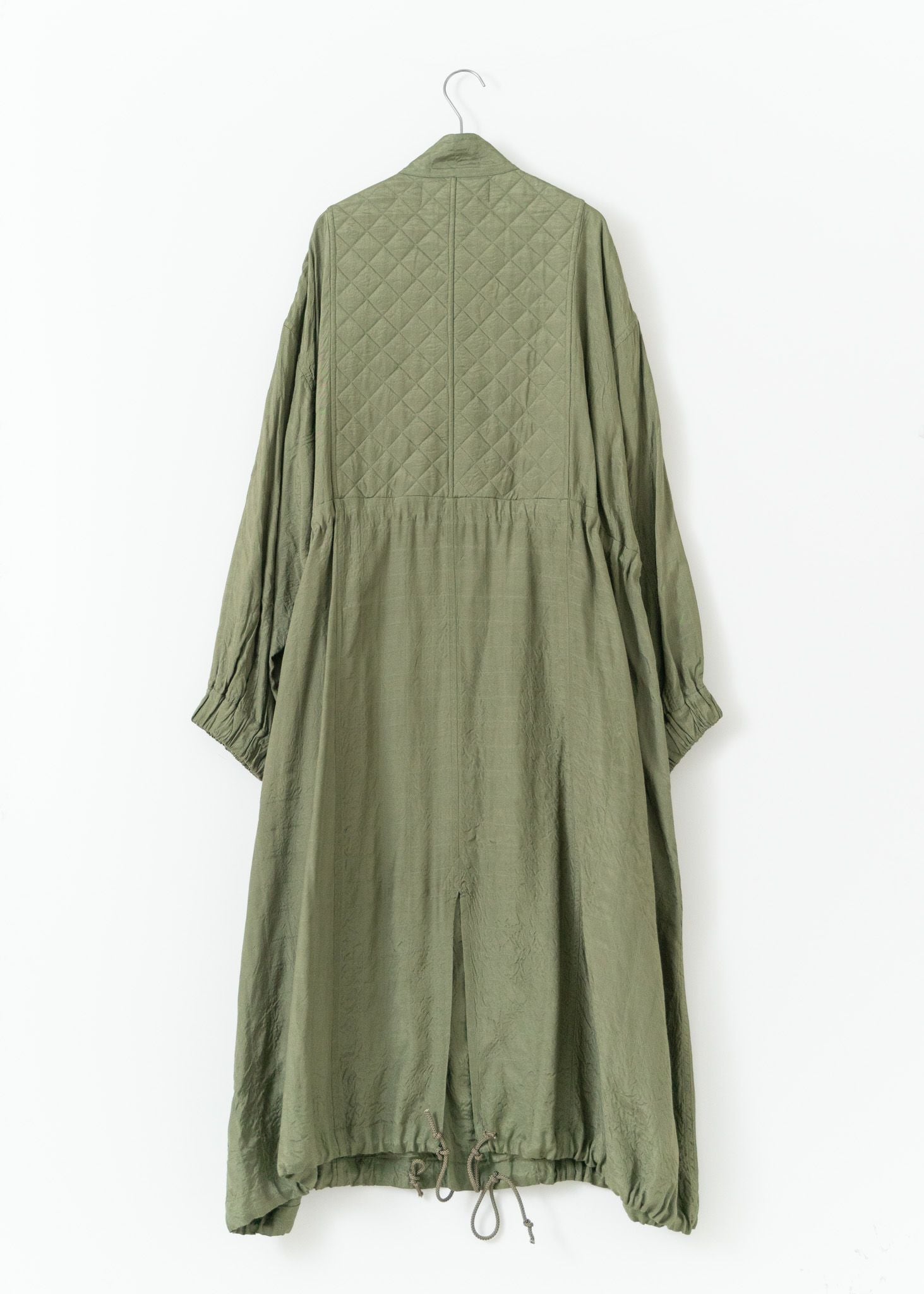 Square Stitch Long Coat