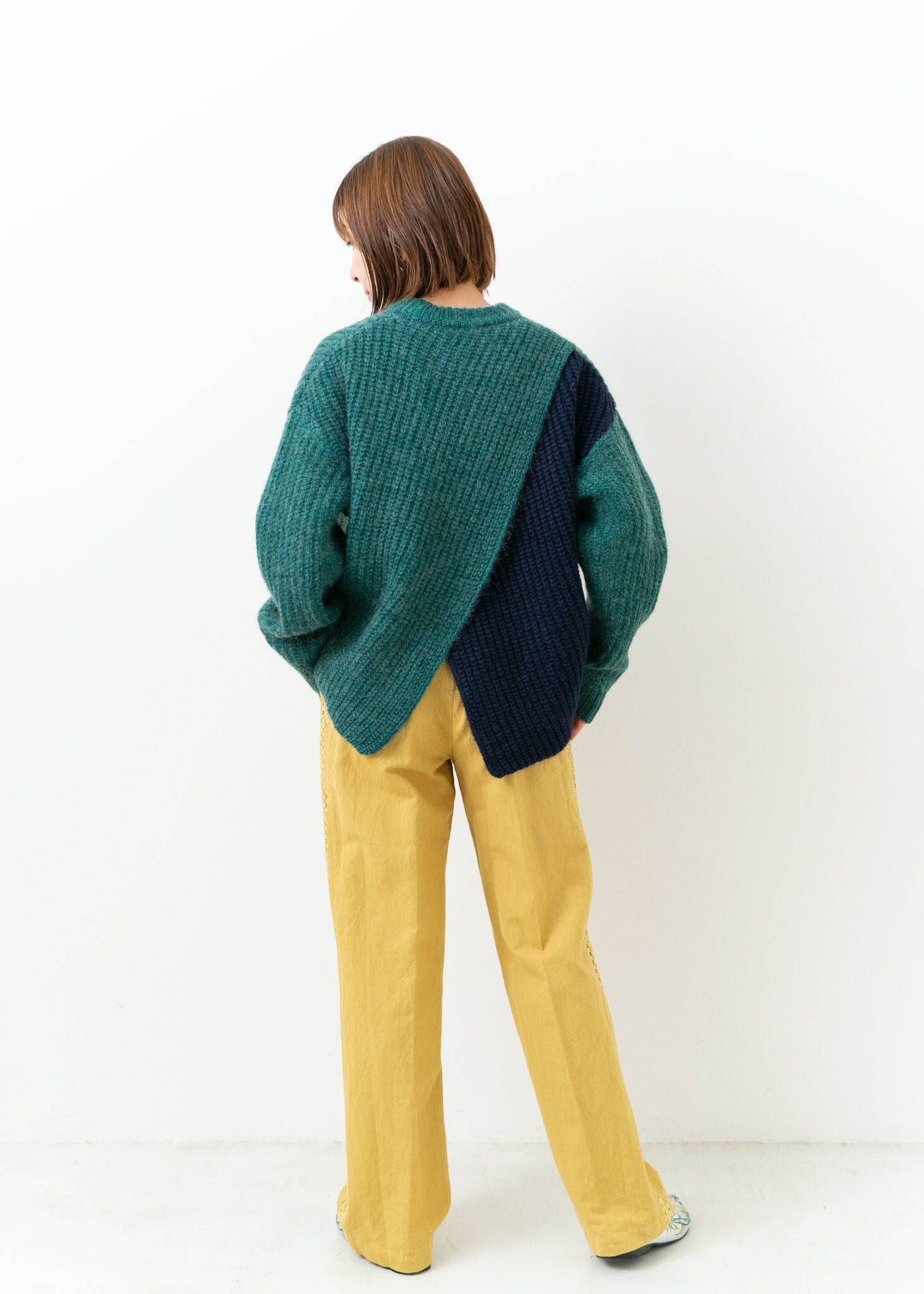 Wool And Shaggy Blend Sweater