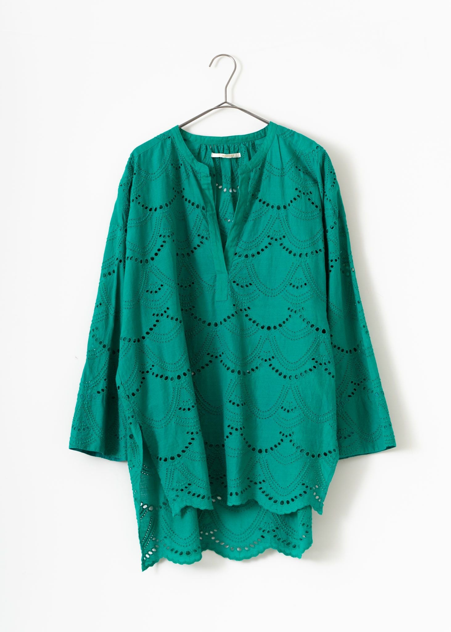 Discontinued Cotton Voile Dot Hemla Blouse