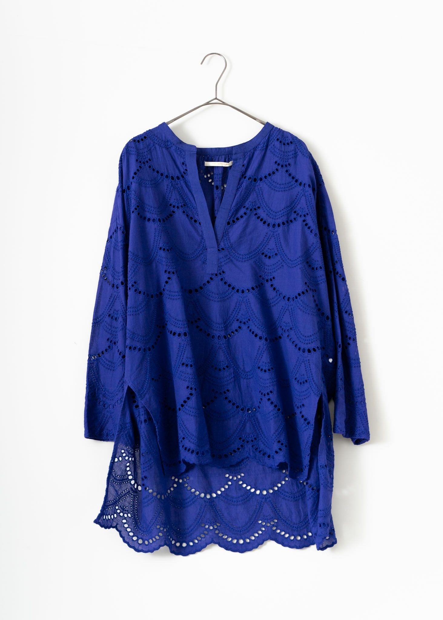 Discontinued Cotton Voile Dot Hemla Blouse