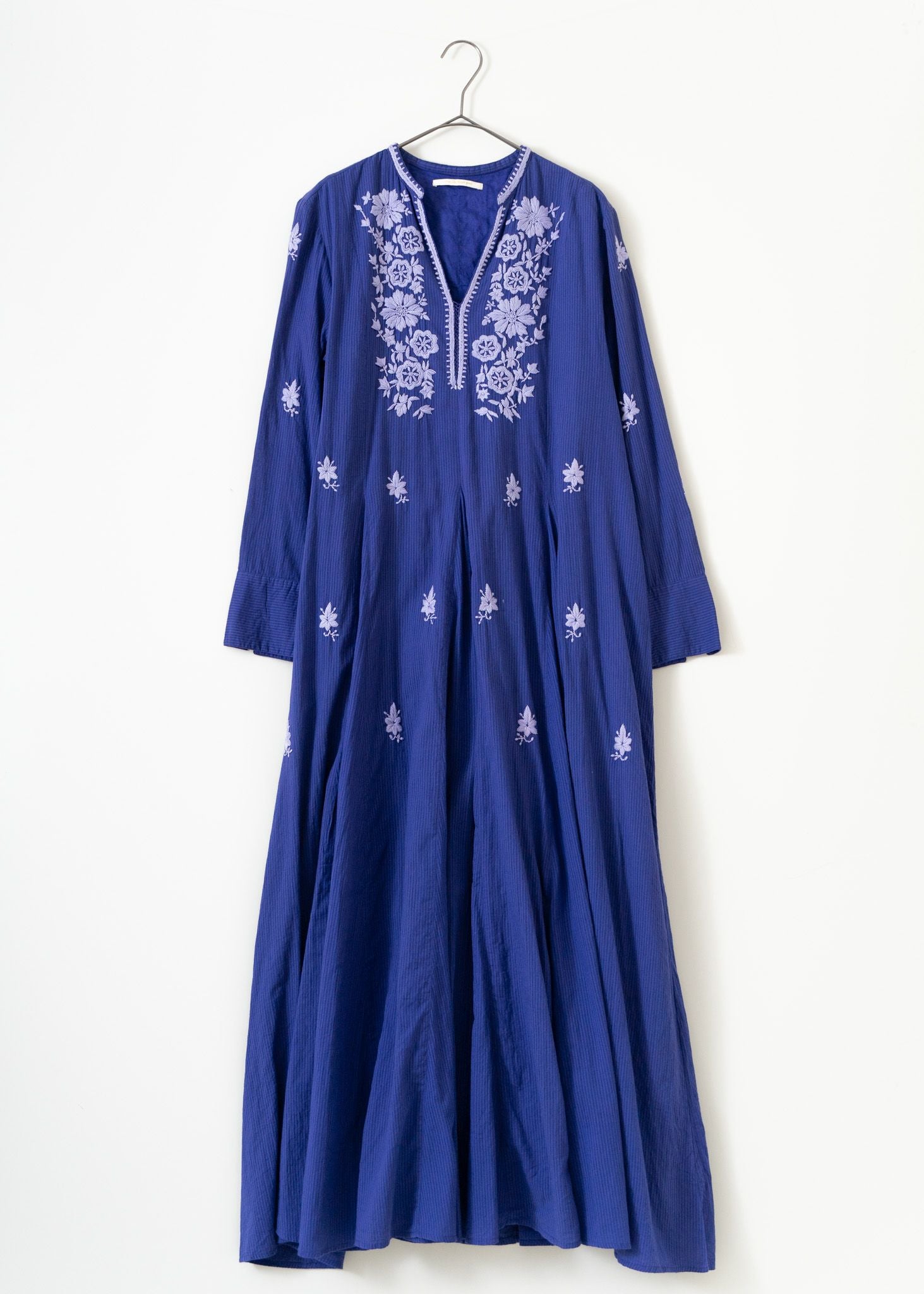 Chikan Embroidery Panel Dress