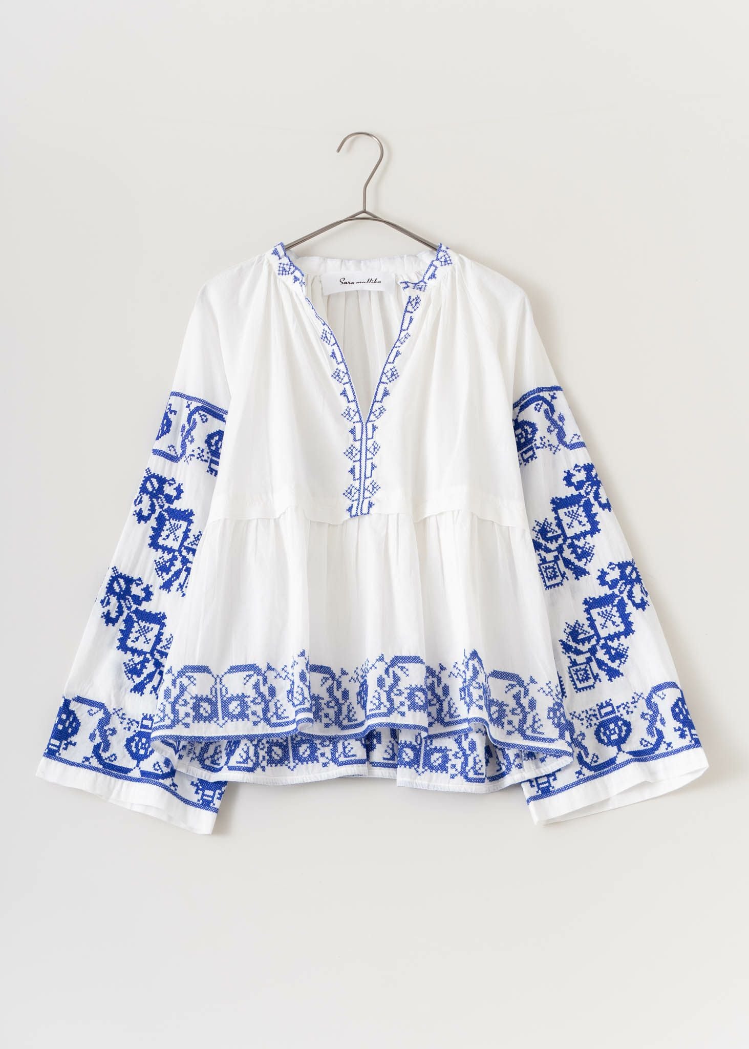Cotton Layerd Embroidery Top