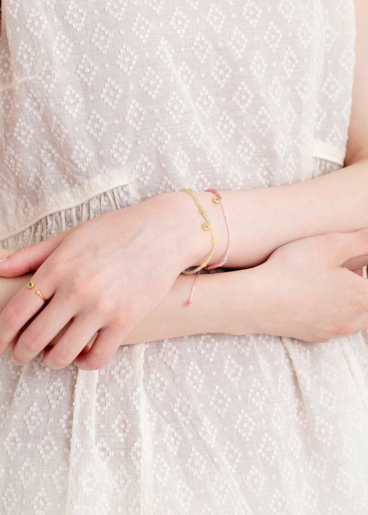 Libra -Libra- Beads Bracelet With Charm