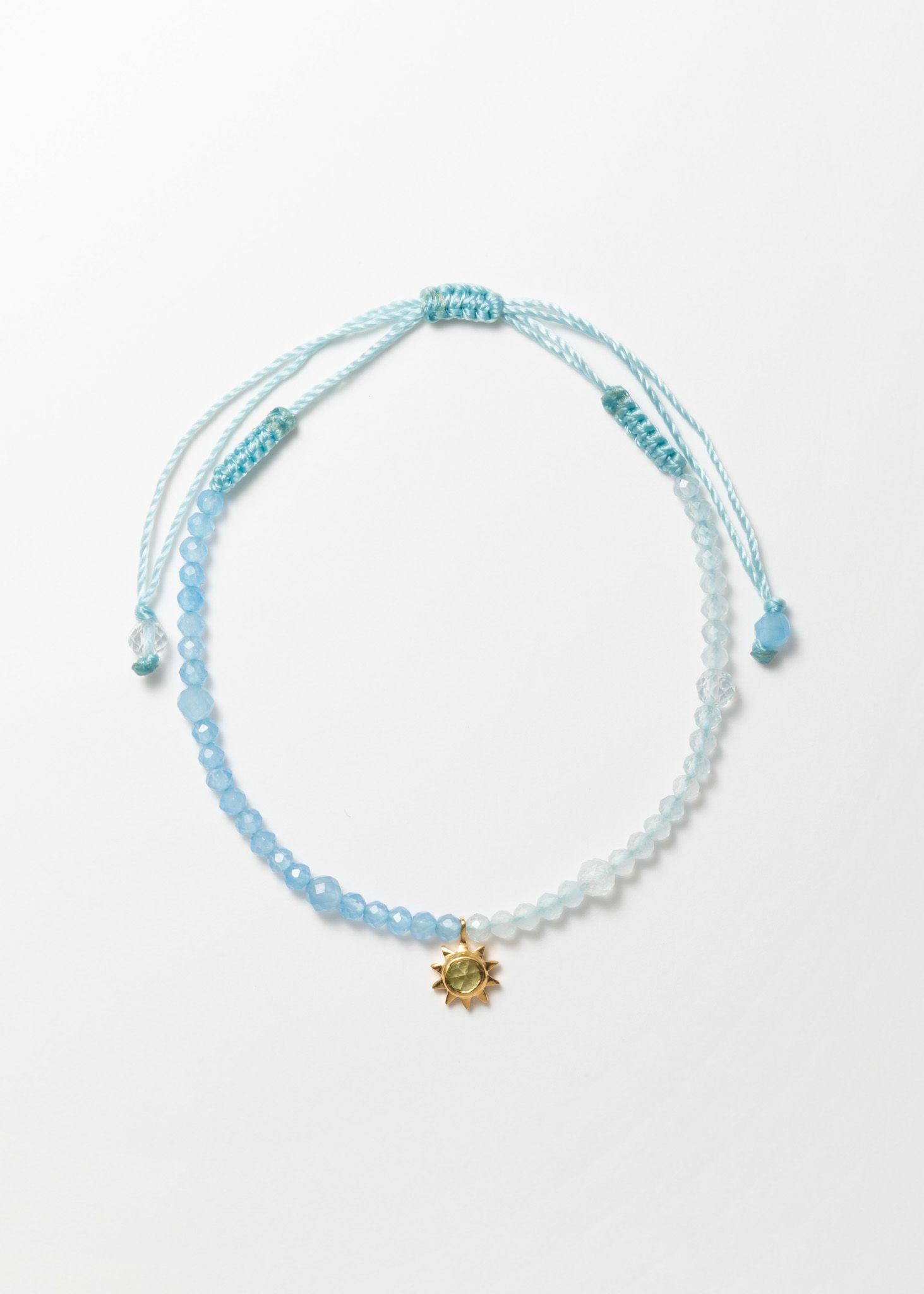 Aquarius -水瓶座- Beads Bracelet With Charm