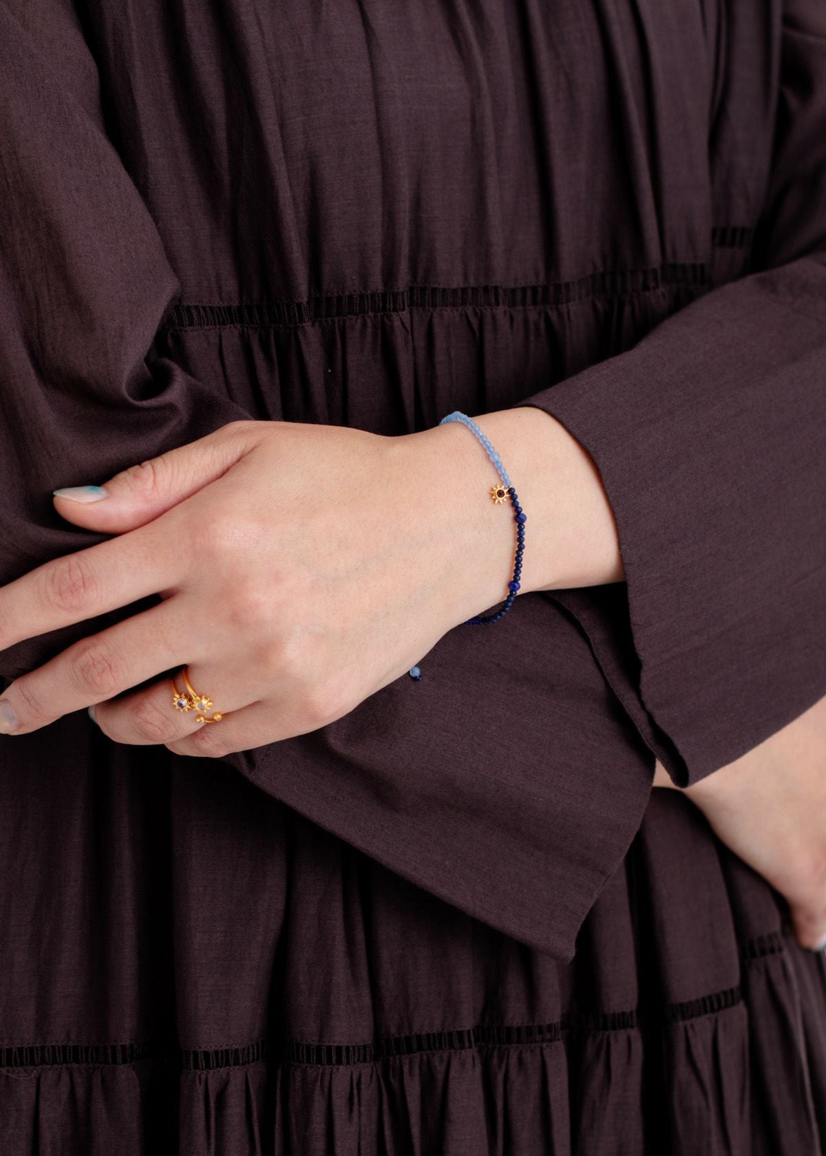 Pisces -魚座- Beads Bracelet With Charm