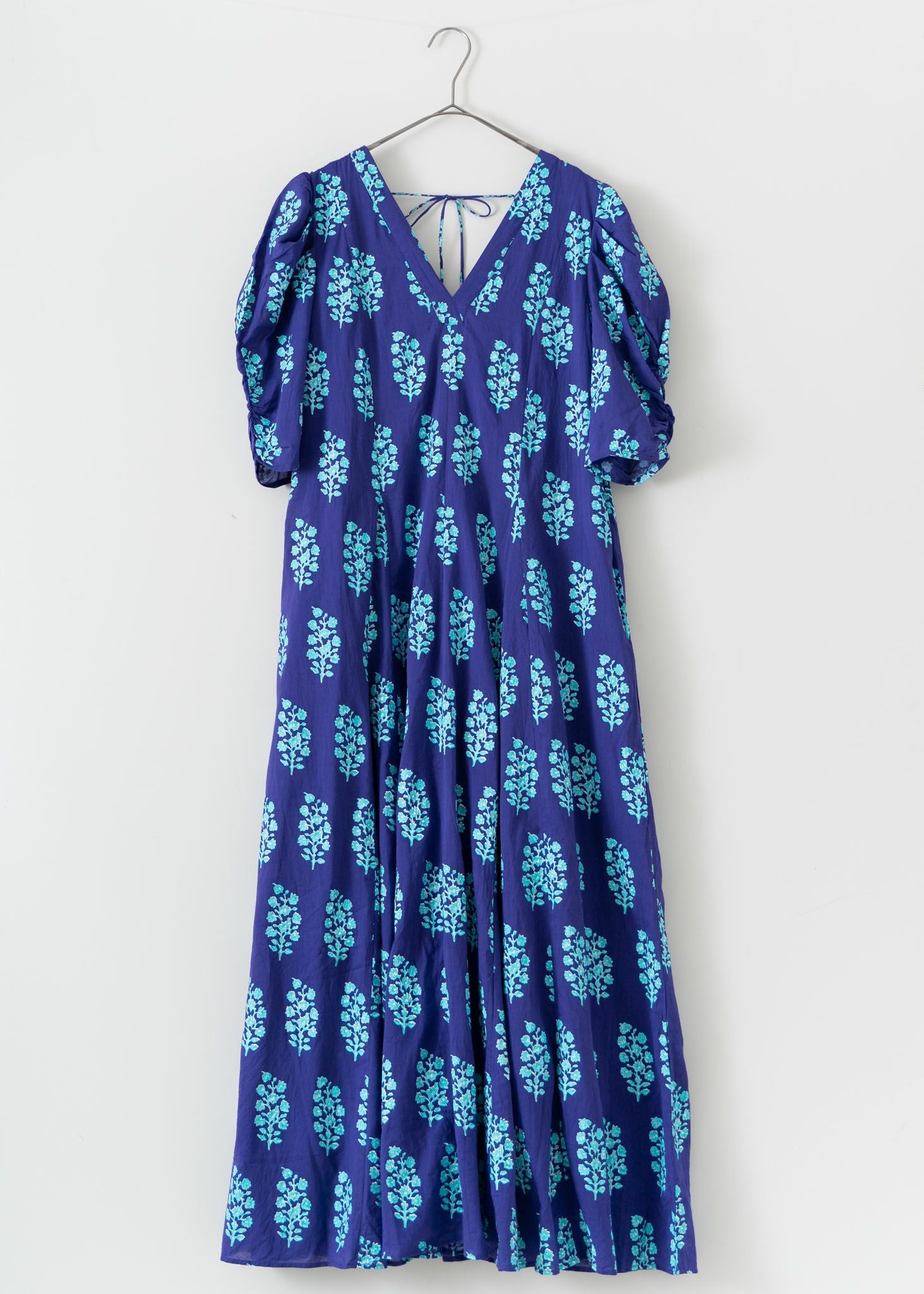 Ethnic Combination Print Gather Sleeve Dress | Pasand by ne 