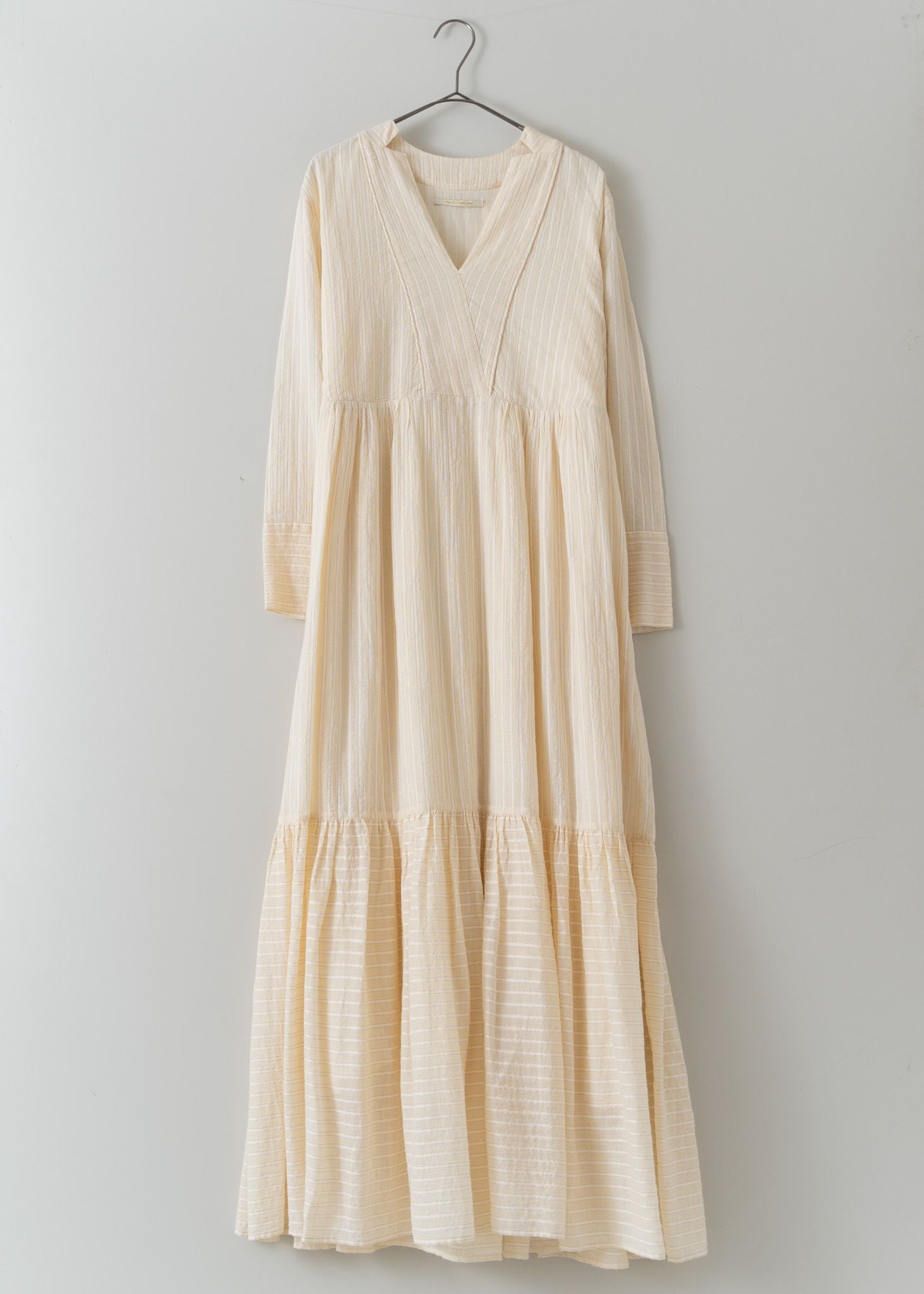 Cotton Lurex Stripe Tiered Dress | Pasand by ne Quittez pas  