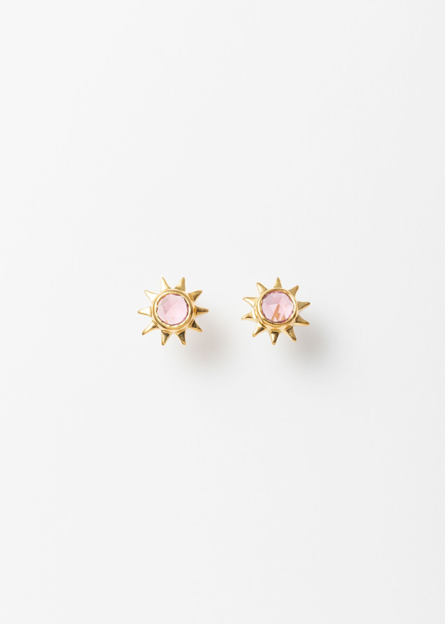 Sun Pierce With Pink Tourmaline