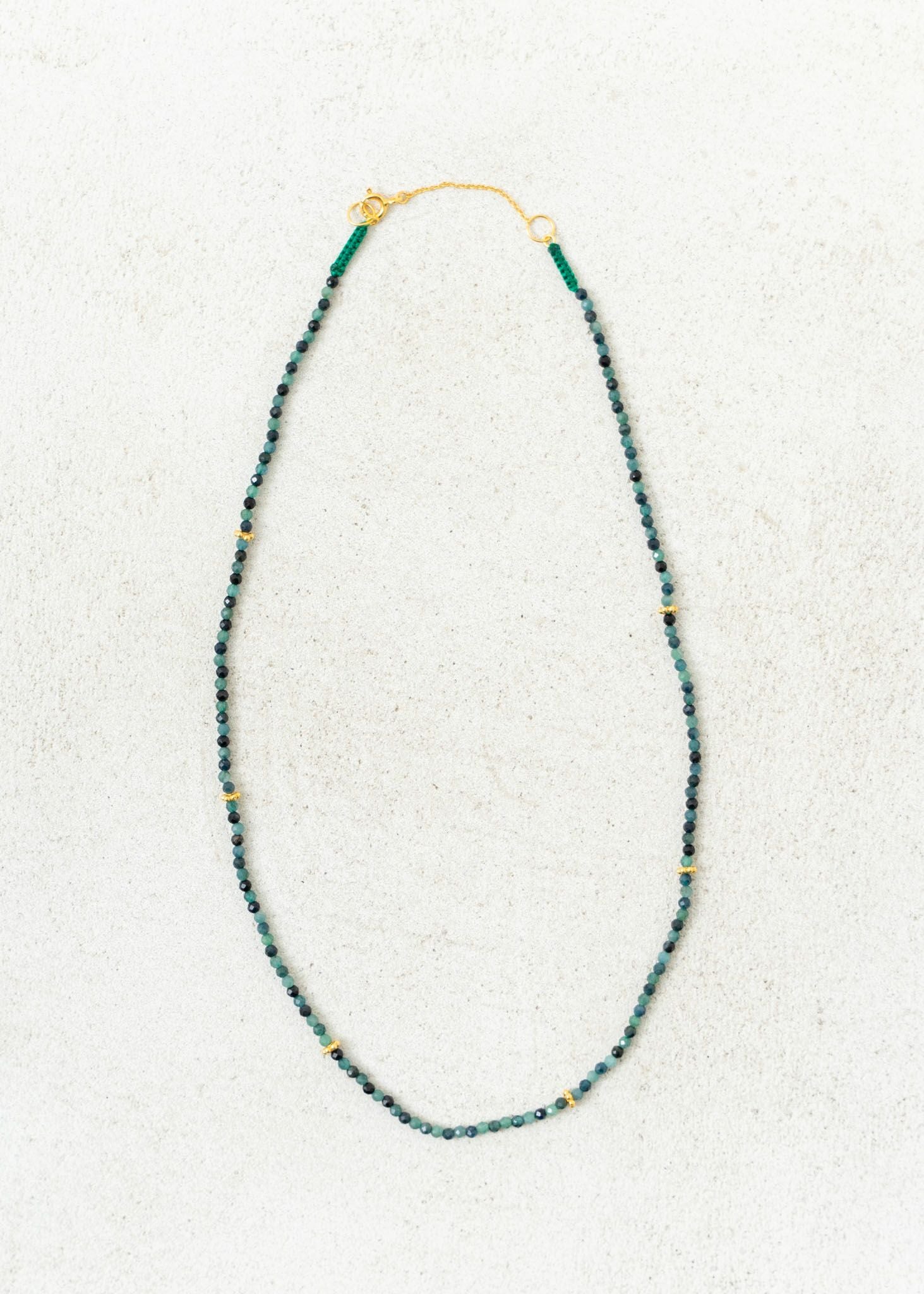 Blue & Green Tourmaline Necklace