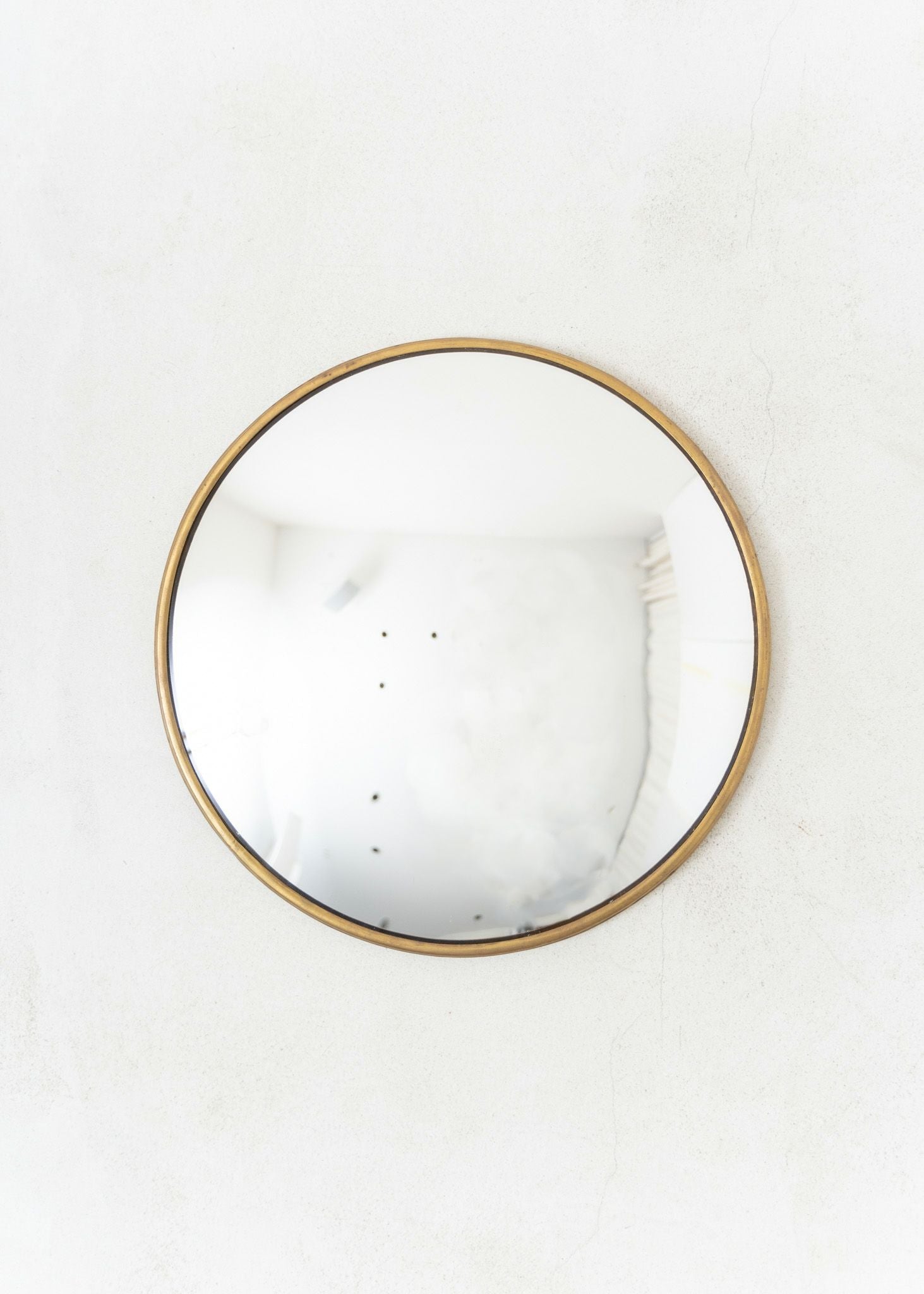 Brass Convex Mirror Large