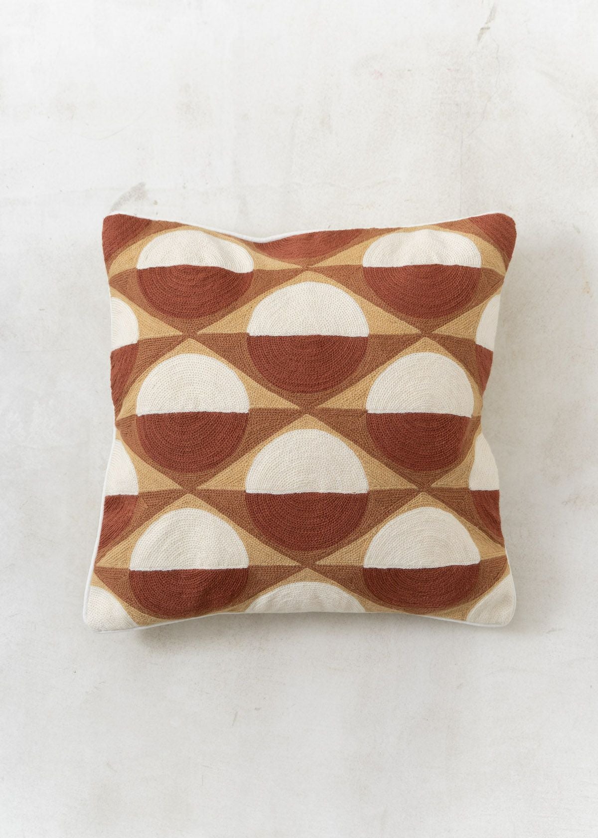 Artistic Hand Embroidery Cushion Cover