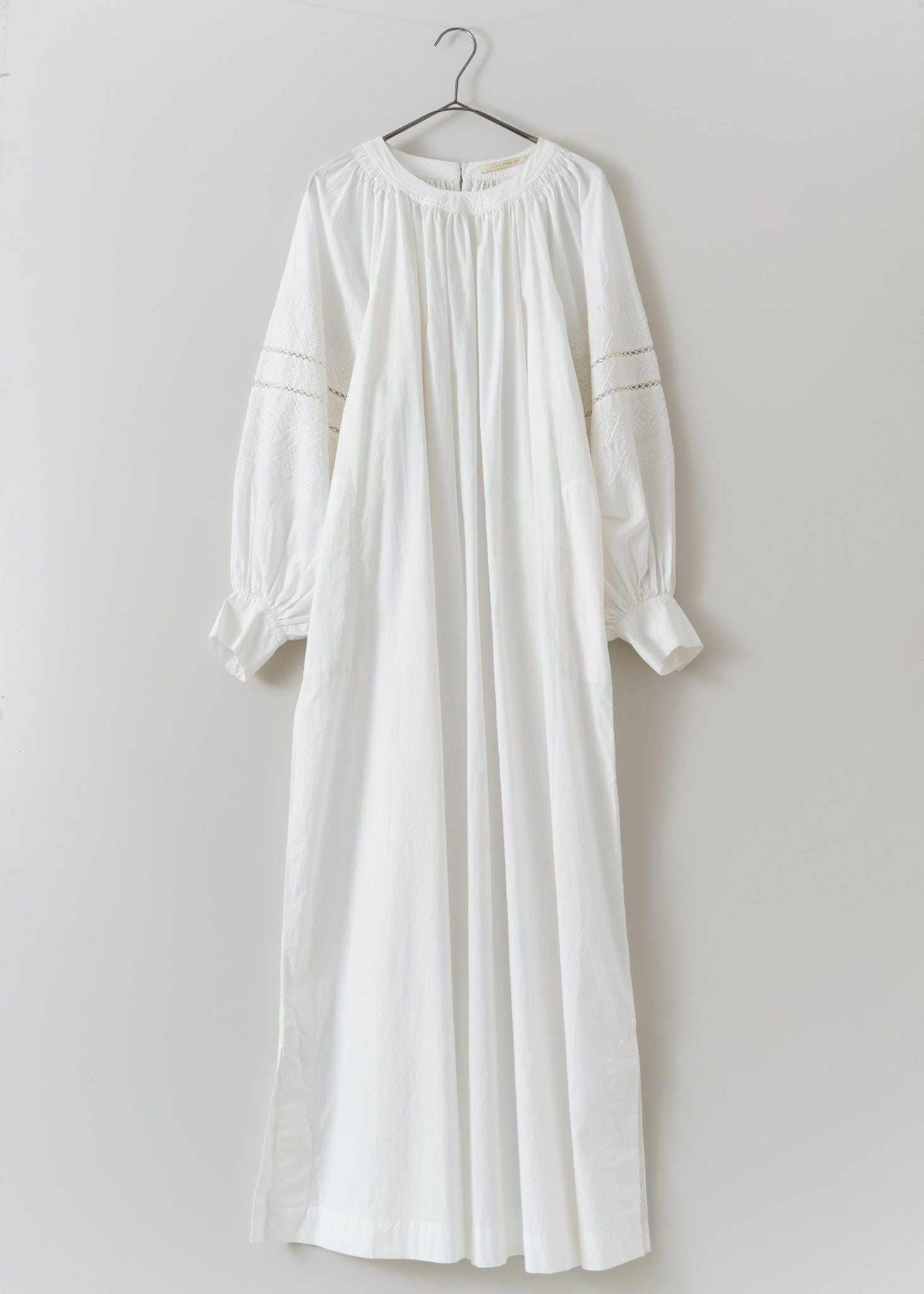 Fine Poplin Kika Emb Gather Dress