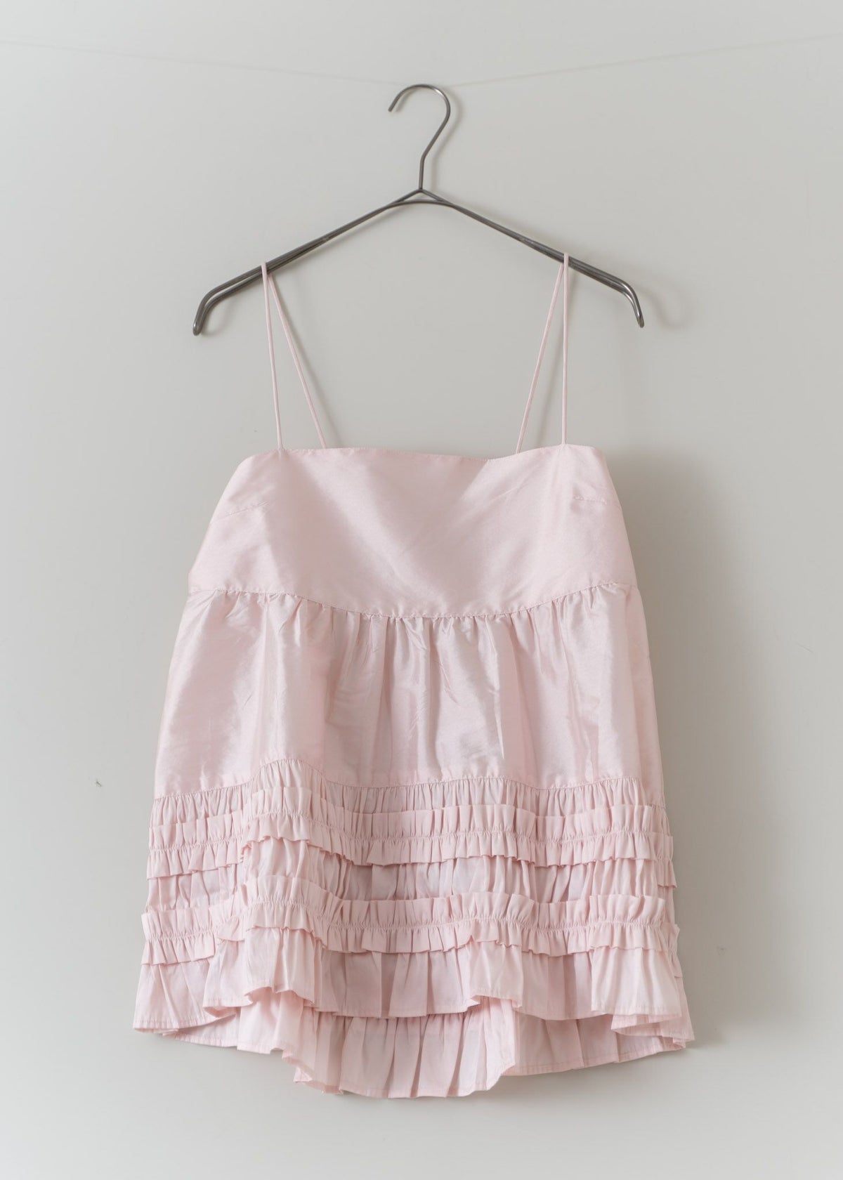 Poly Dupion Frill Cami Top | Pasand by ne Quittez pas | パサン 