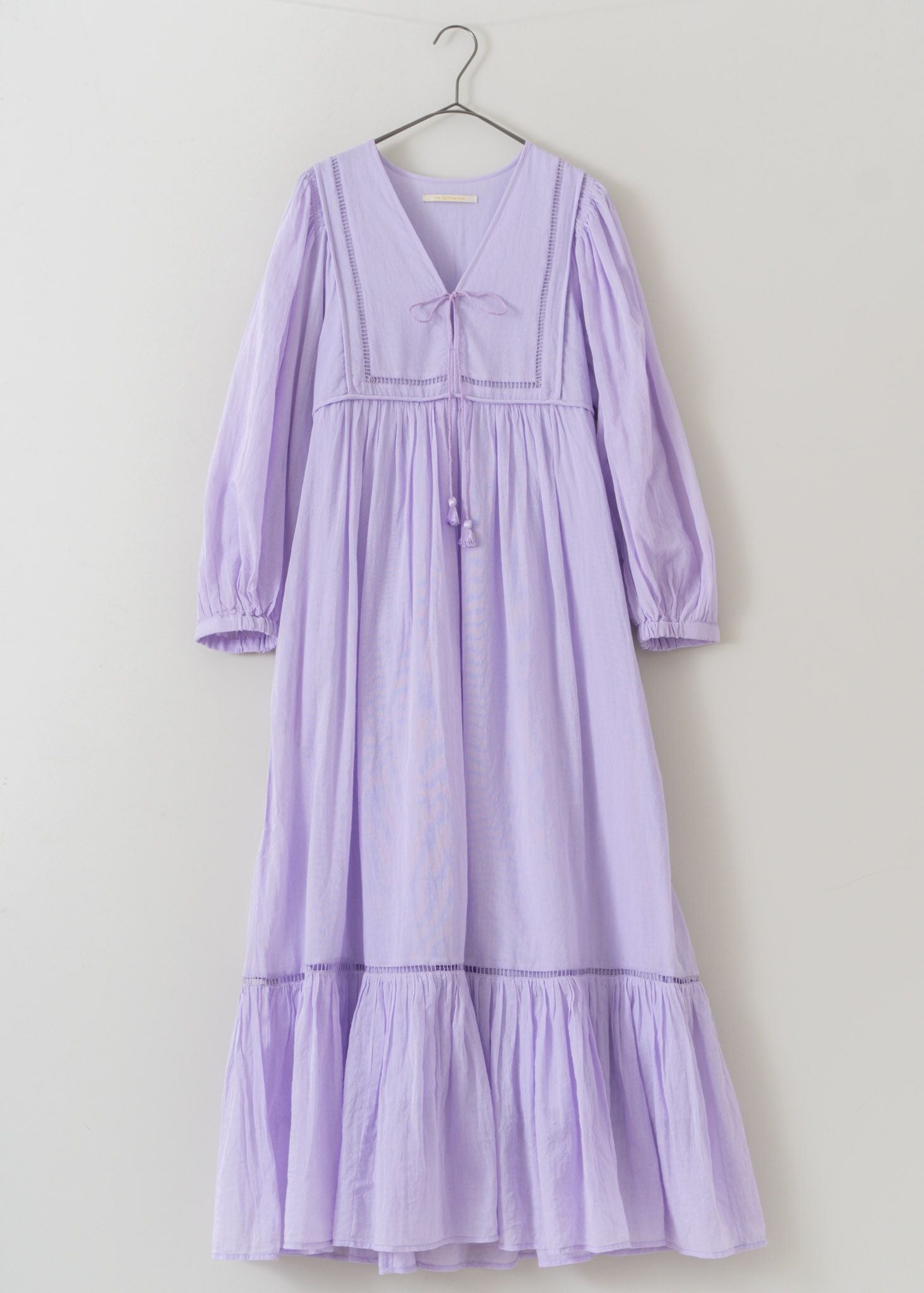 Cotton Voile Gathered Dress