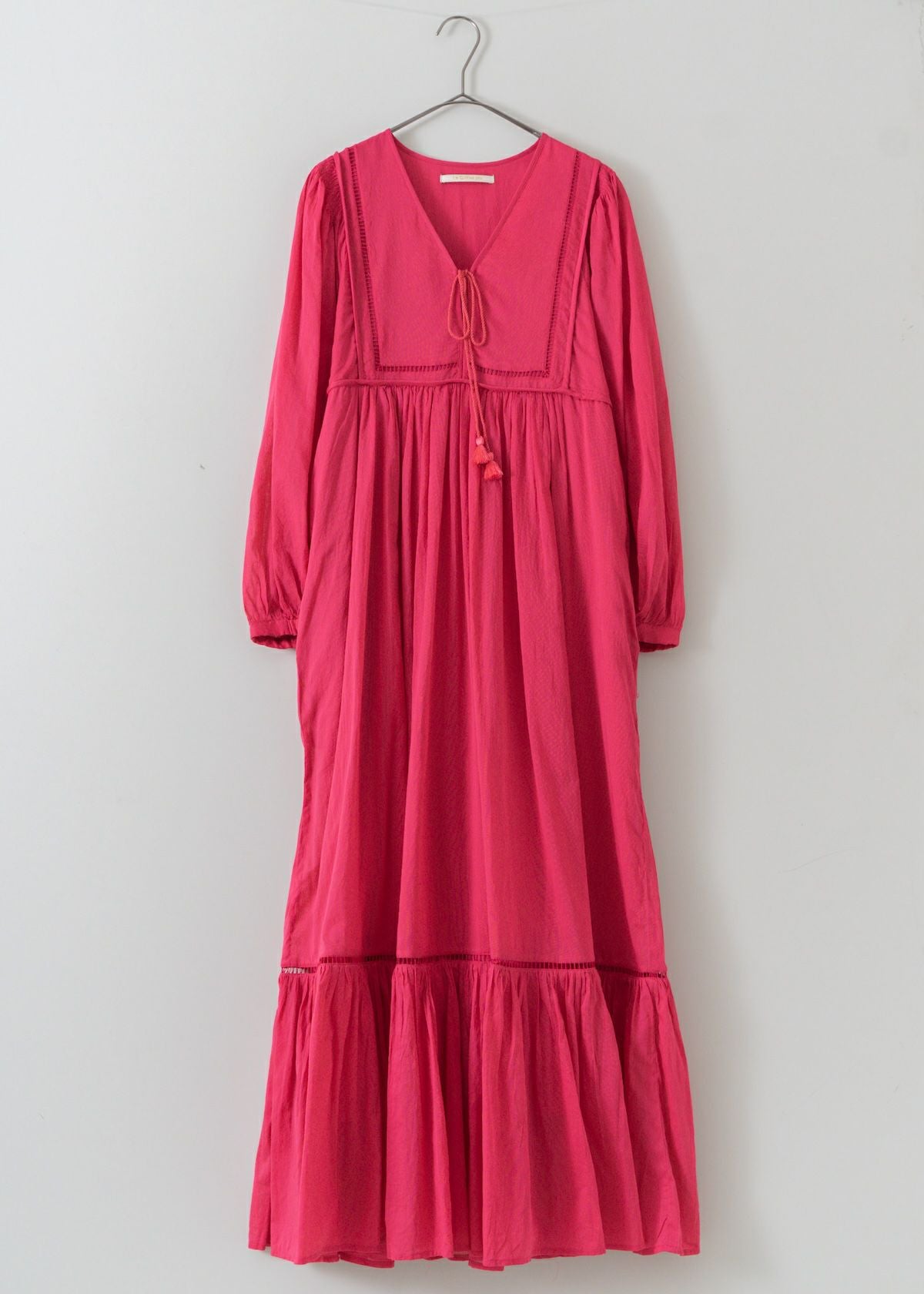 Cotton Voile Gather Dress