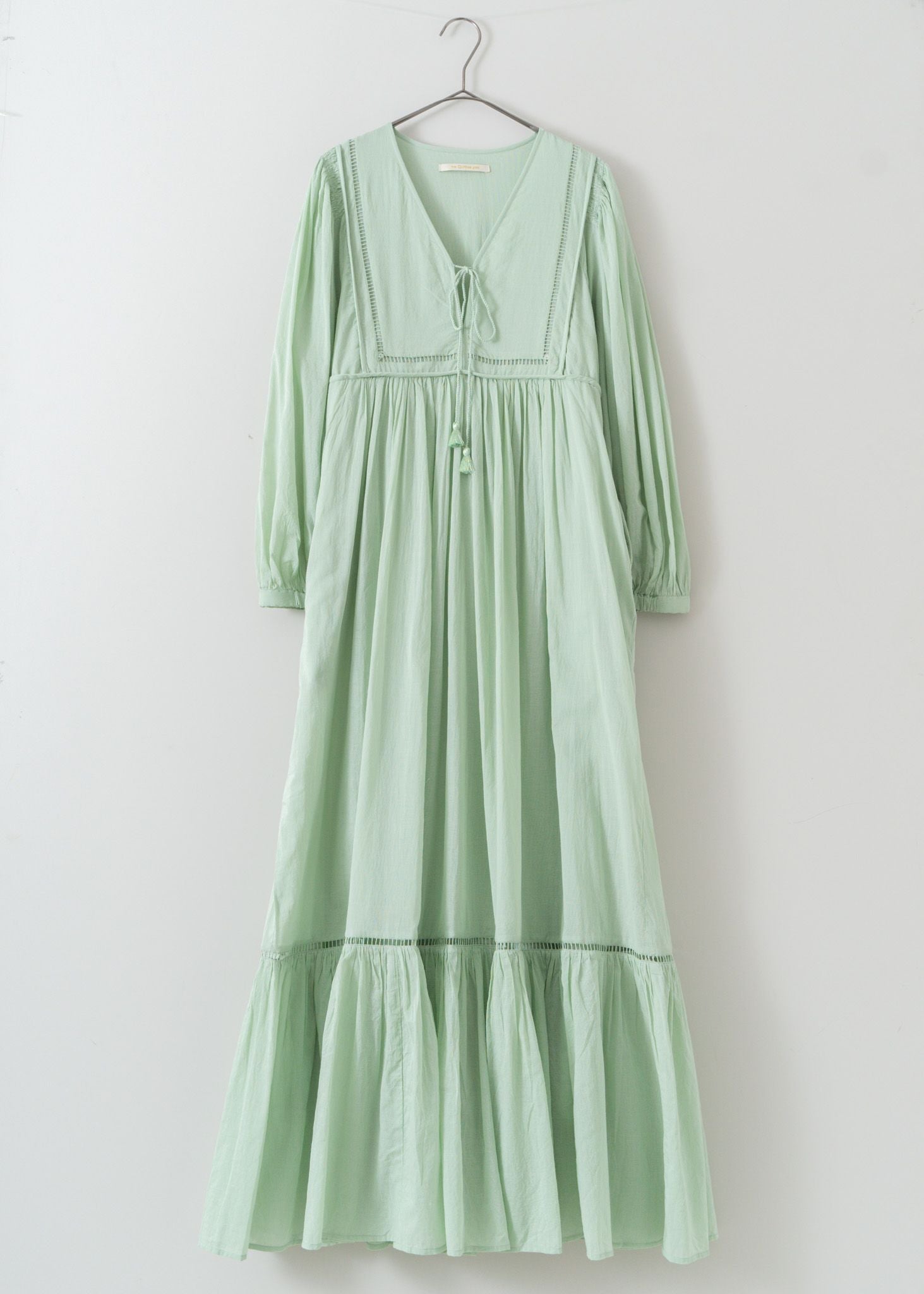 Cotton Voile Gather Dress