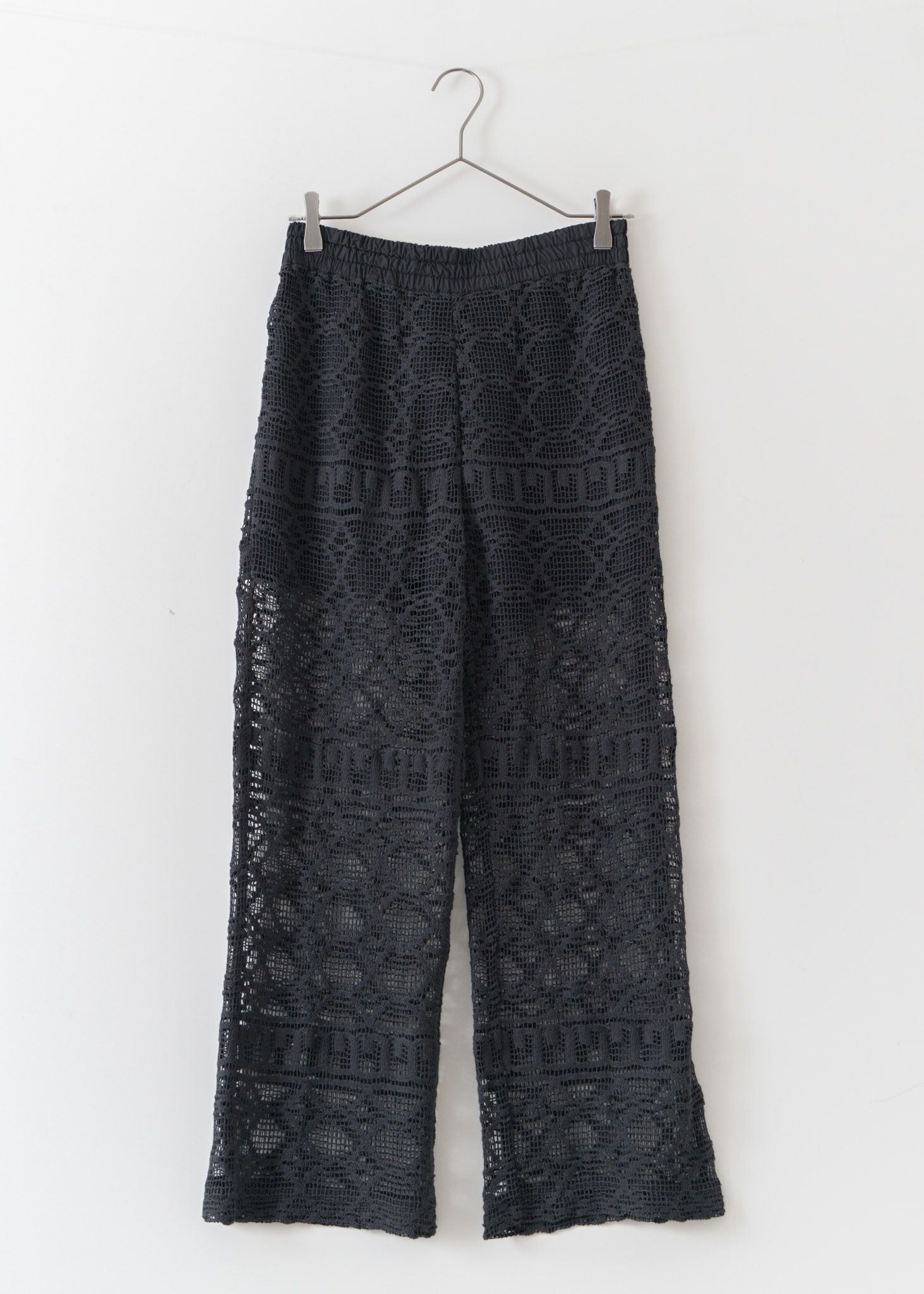 Geometric Lace Relax Pants | Pasand by ne Quittez pas | パサン