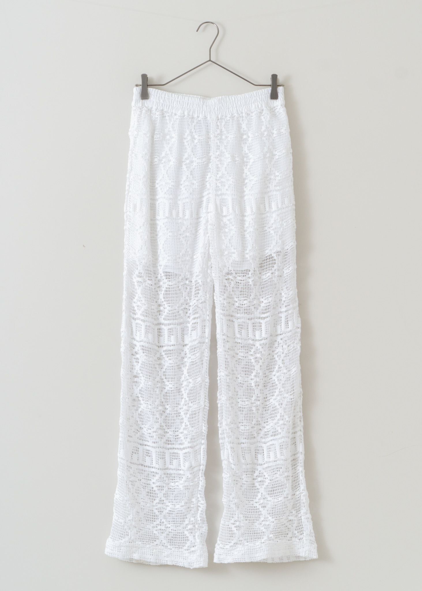 Geometric Lace Relax Pants