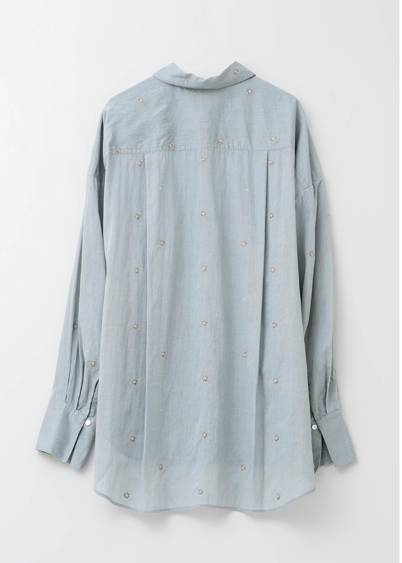 Cotton Organza Embroidery Shirts