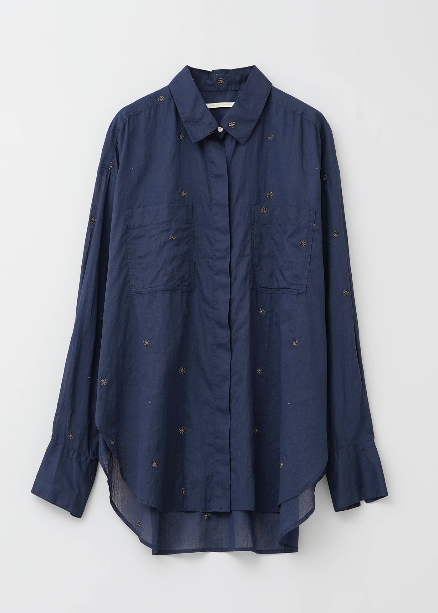 Cotton Organza Embroidery Shirts