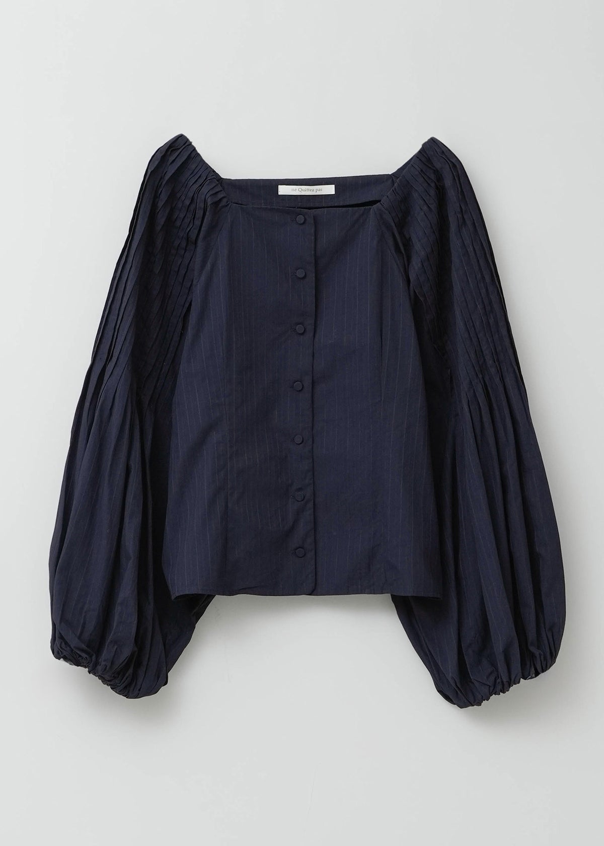 Poplin Tuck Sleeve Top | Pasand by ne Quittez pas | パサンドバイ 