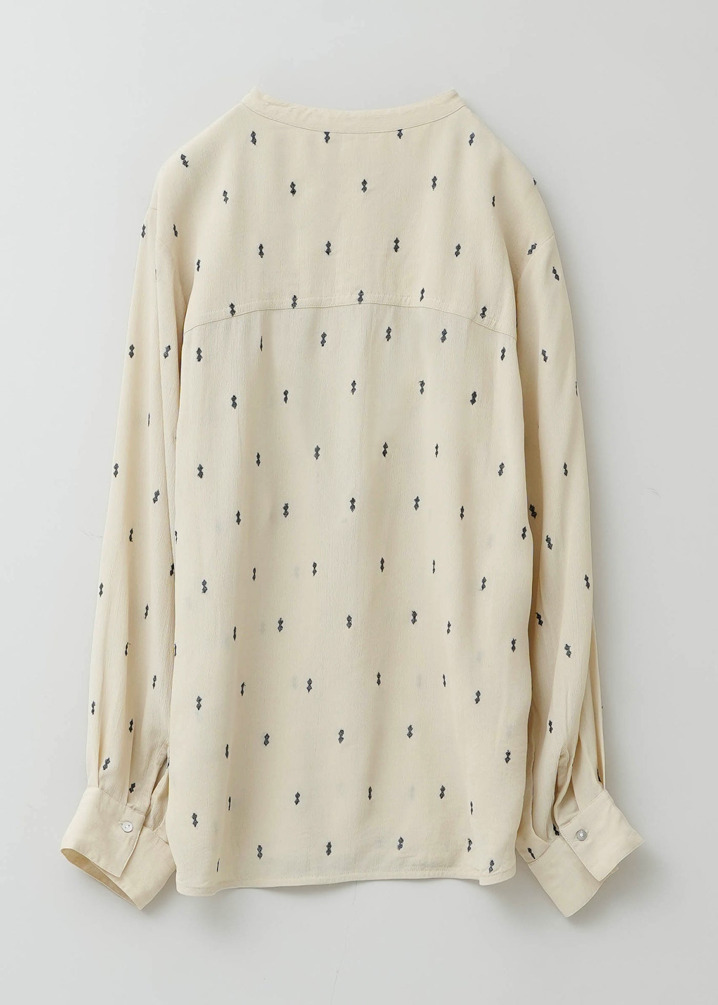 Moss Rayon Dia Embroidery Shirts