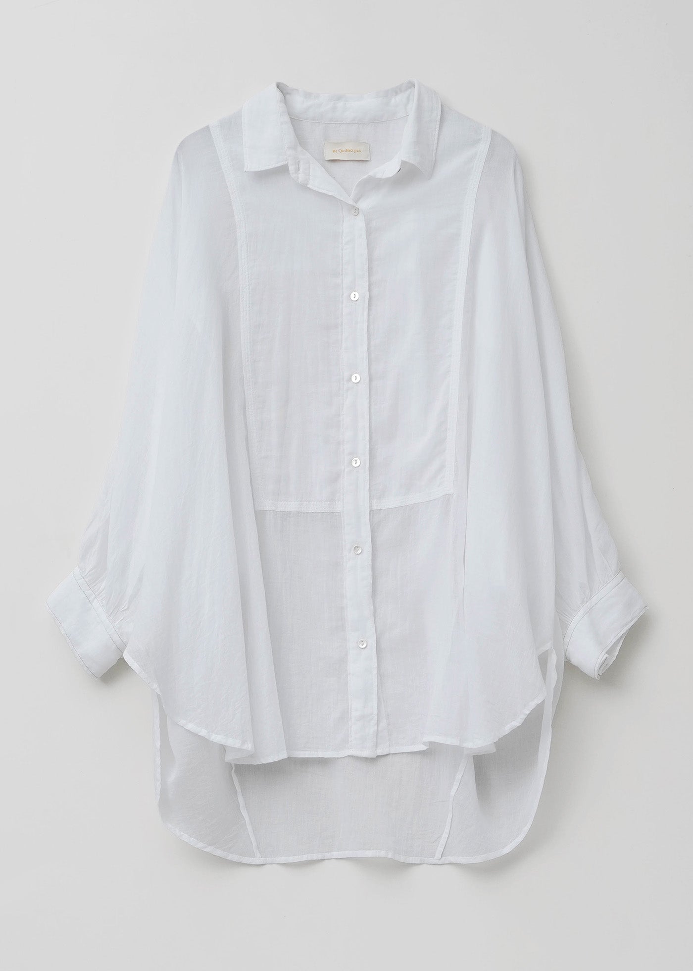 Cotton Voile Round Shirts