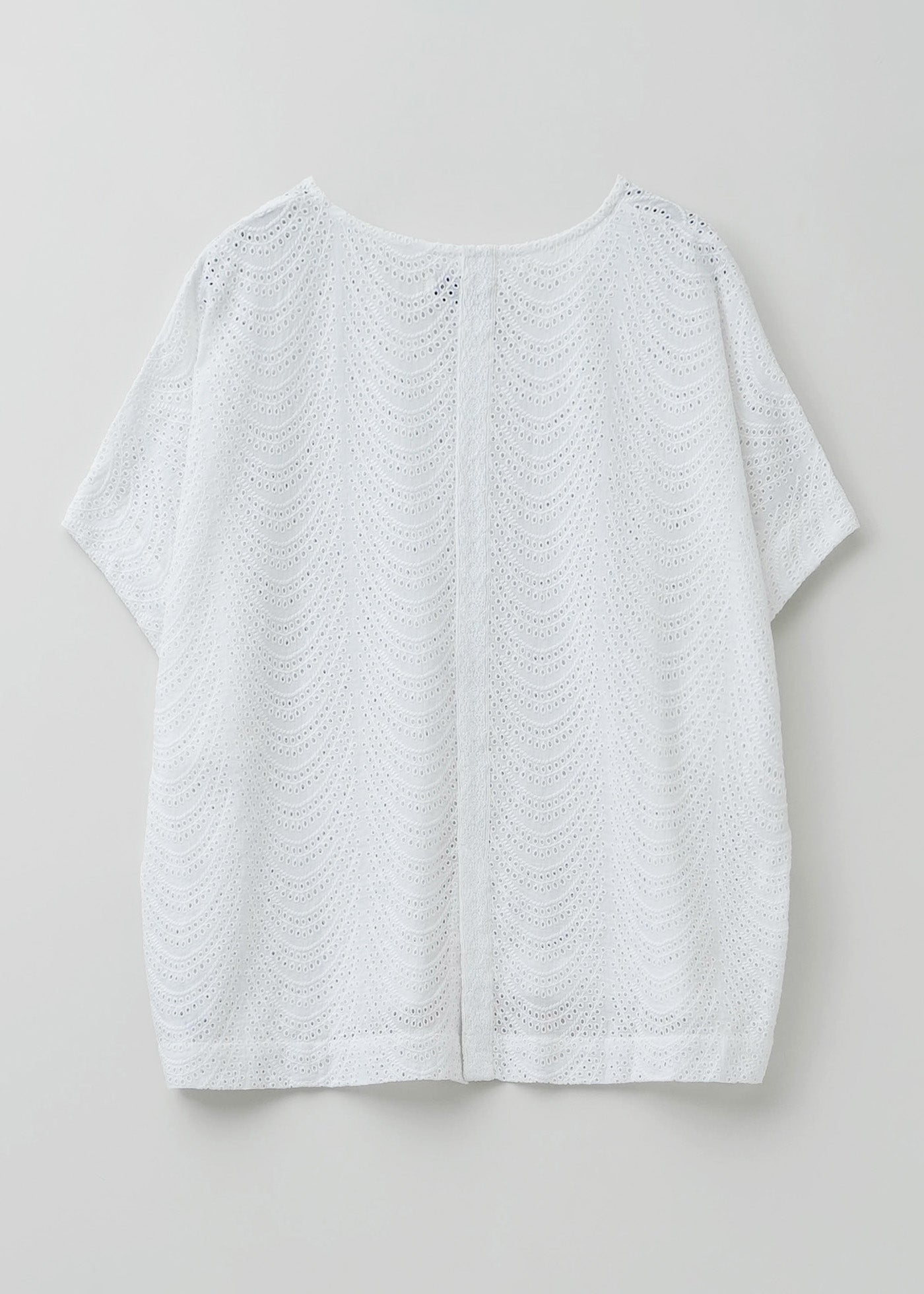 Cotton Voile Neem Cifre Embroidery Sleeveless Top