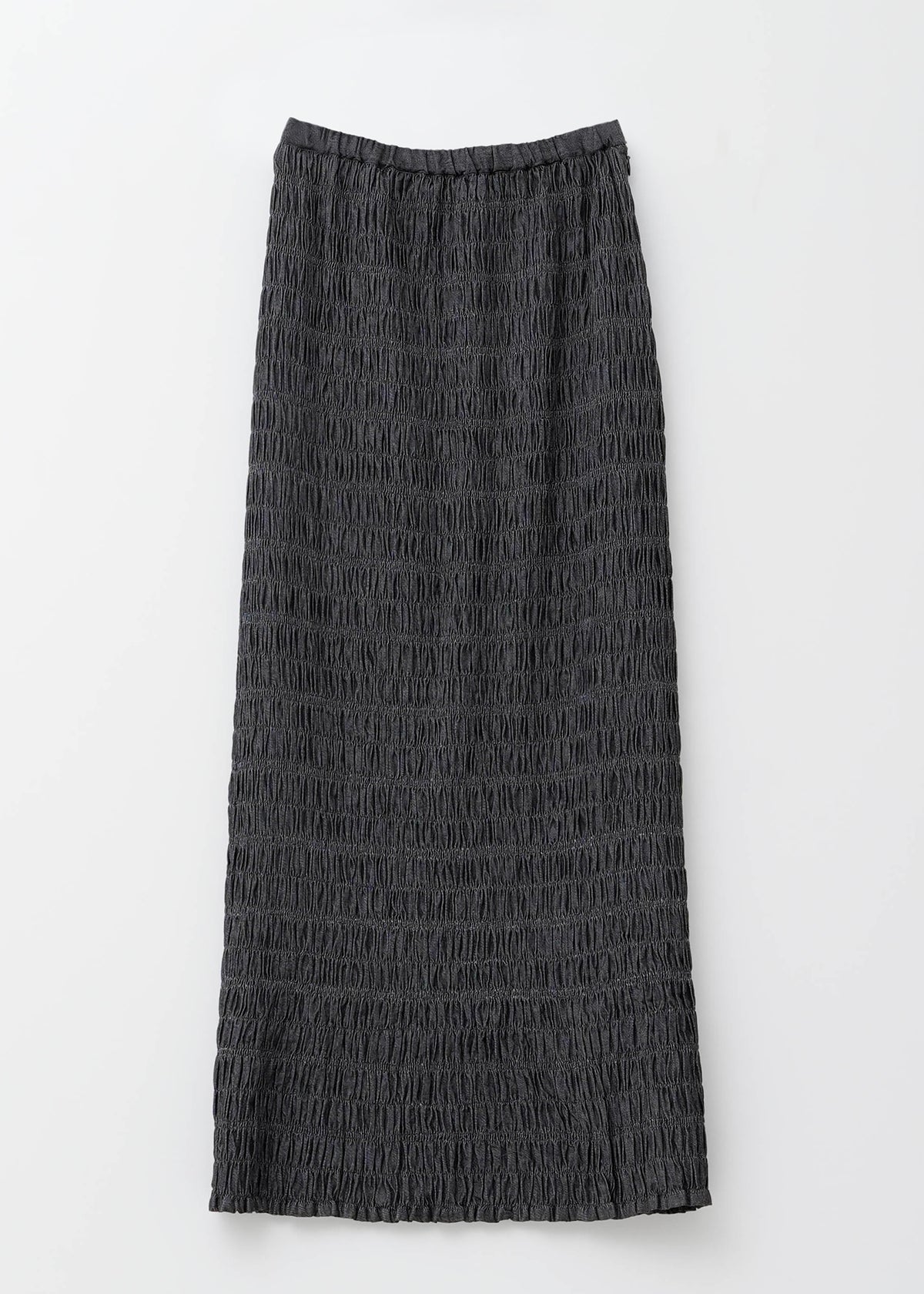 Denim Shirring Skirt | Pasand by ne Quittez pas | パサンドバイヌキテパ