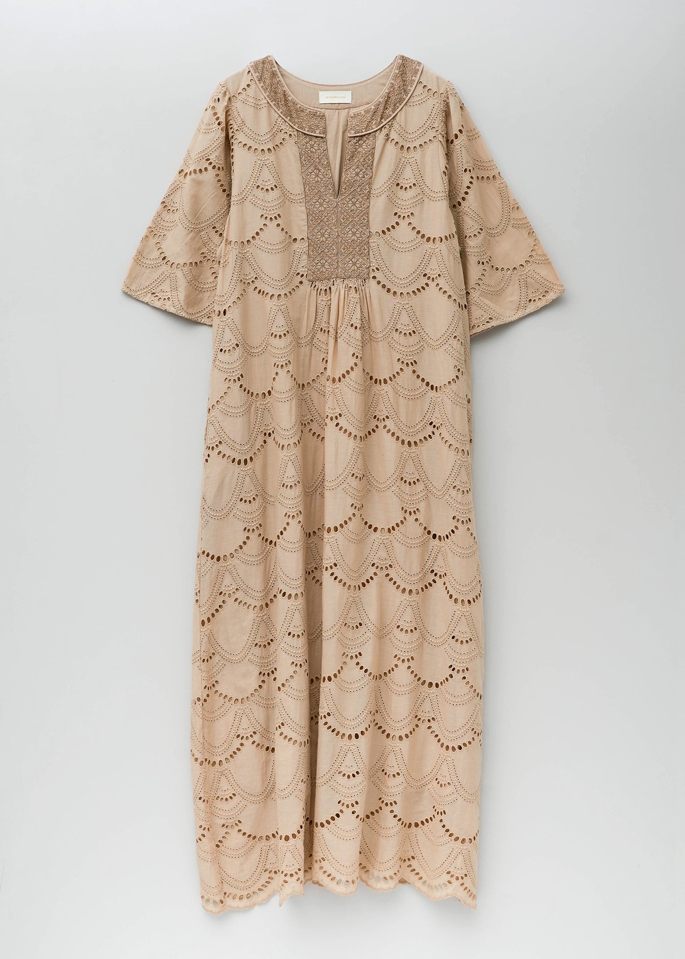 Cotton Voile Dot Hemla Dress